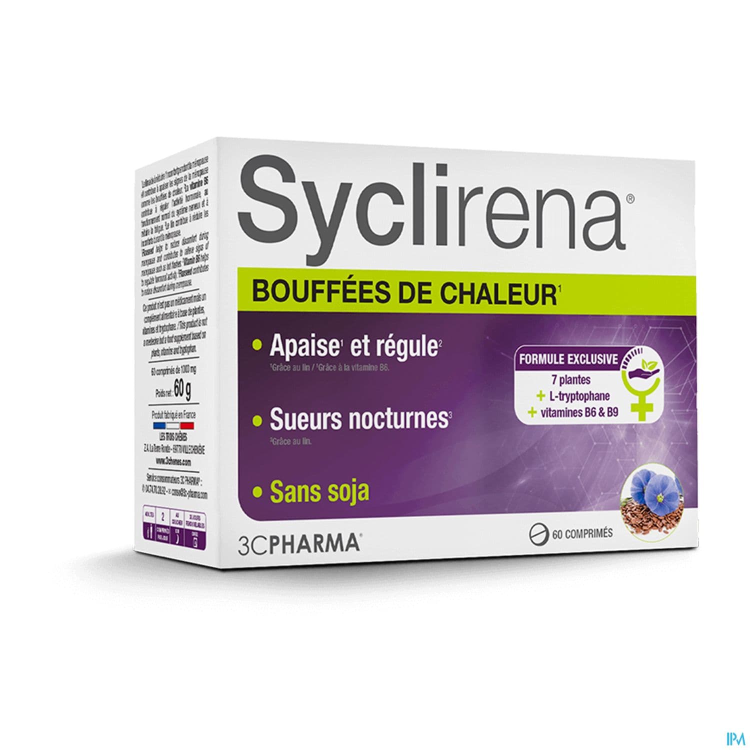 Les 3c pharma syclirena, 60 comprimés — Pharmacie Pharmagreen Boucicaut