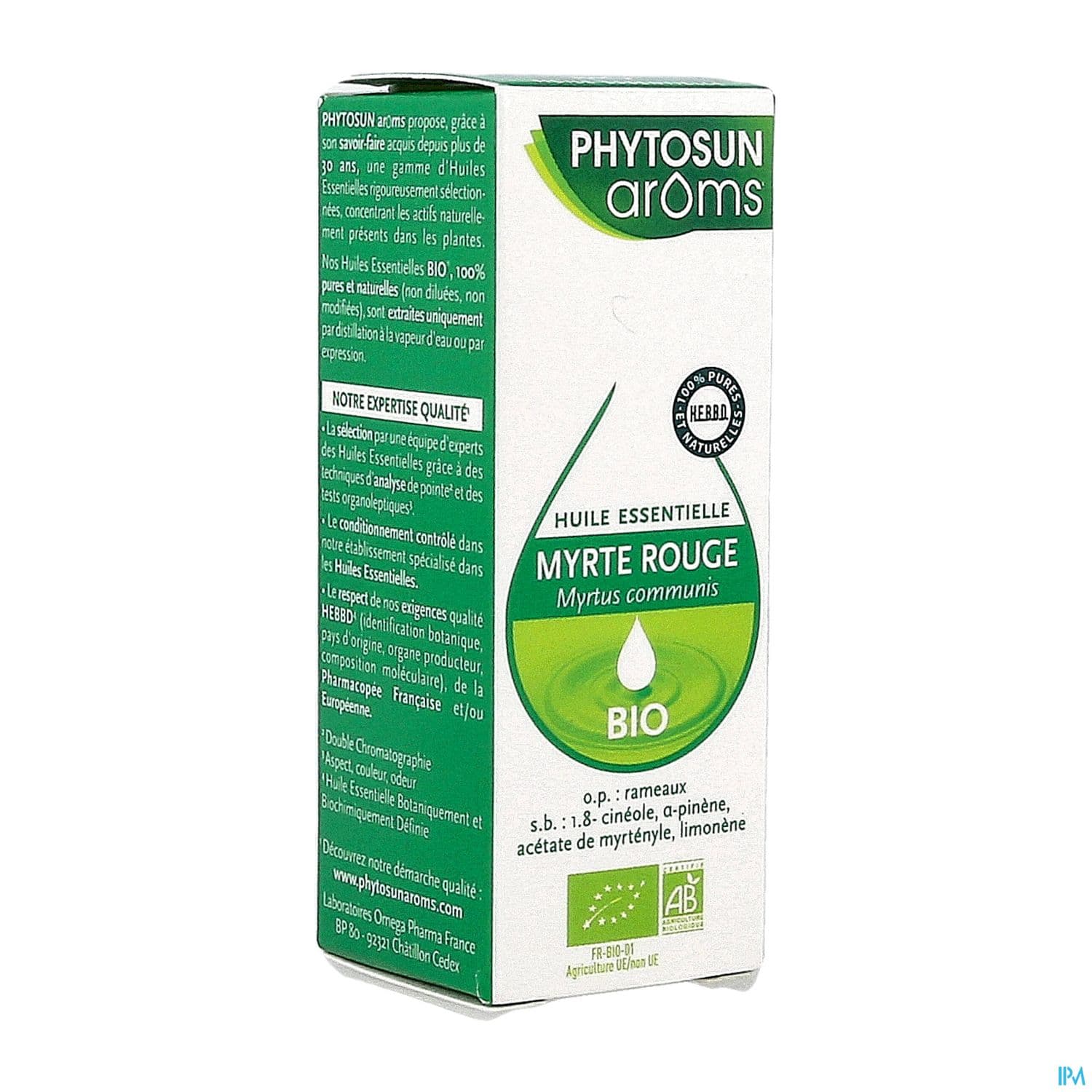 PHYTOSUNAROM MYRTE RGE BIO HE 10ML — Pharmacie des Allées