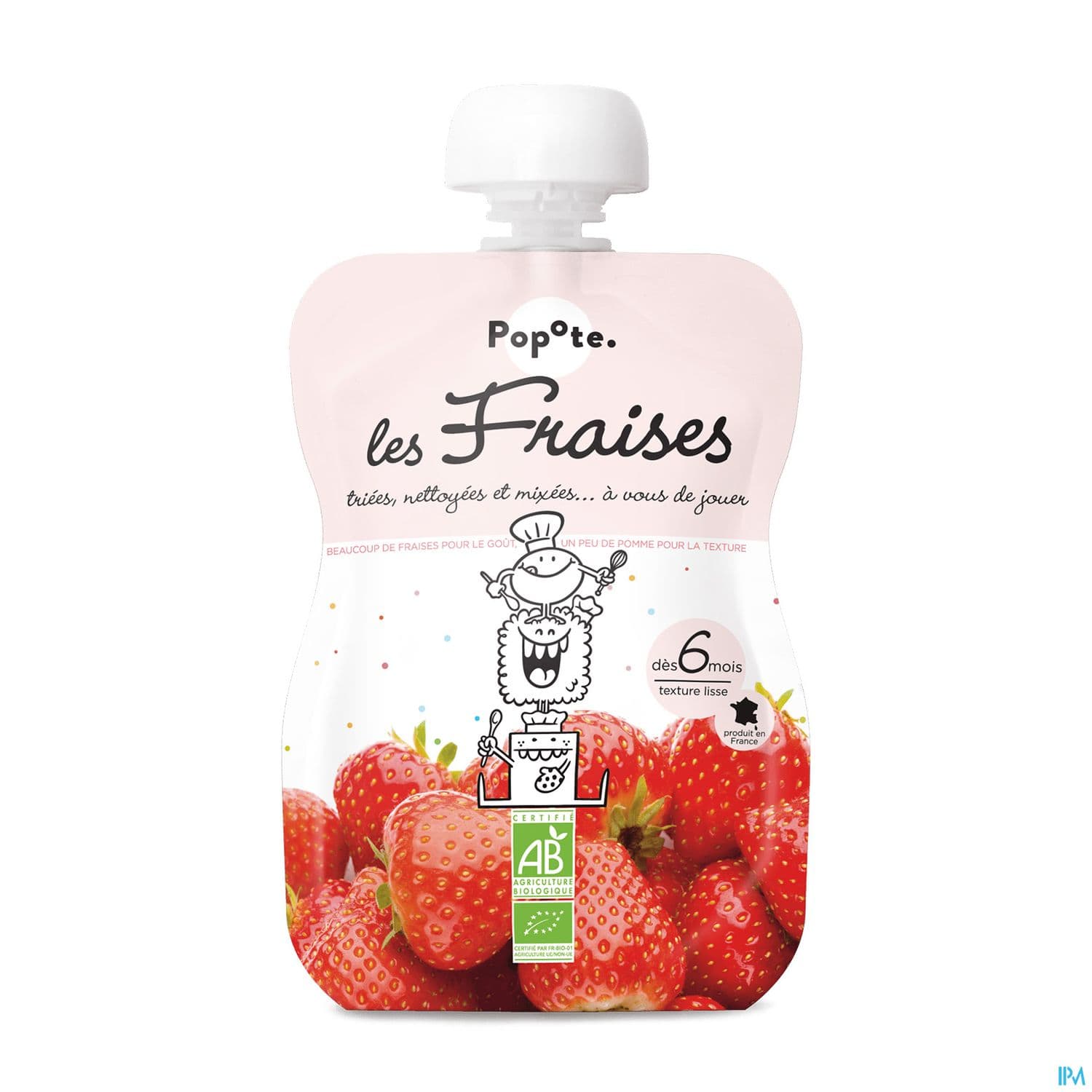 POPOTE COMPOTE FRAISE 120G — Pharmacie Boulogne Print