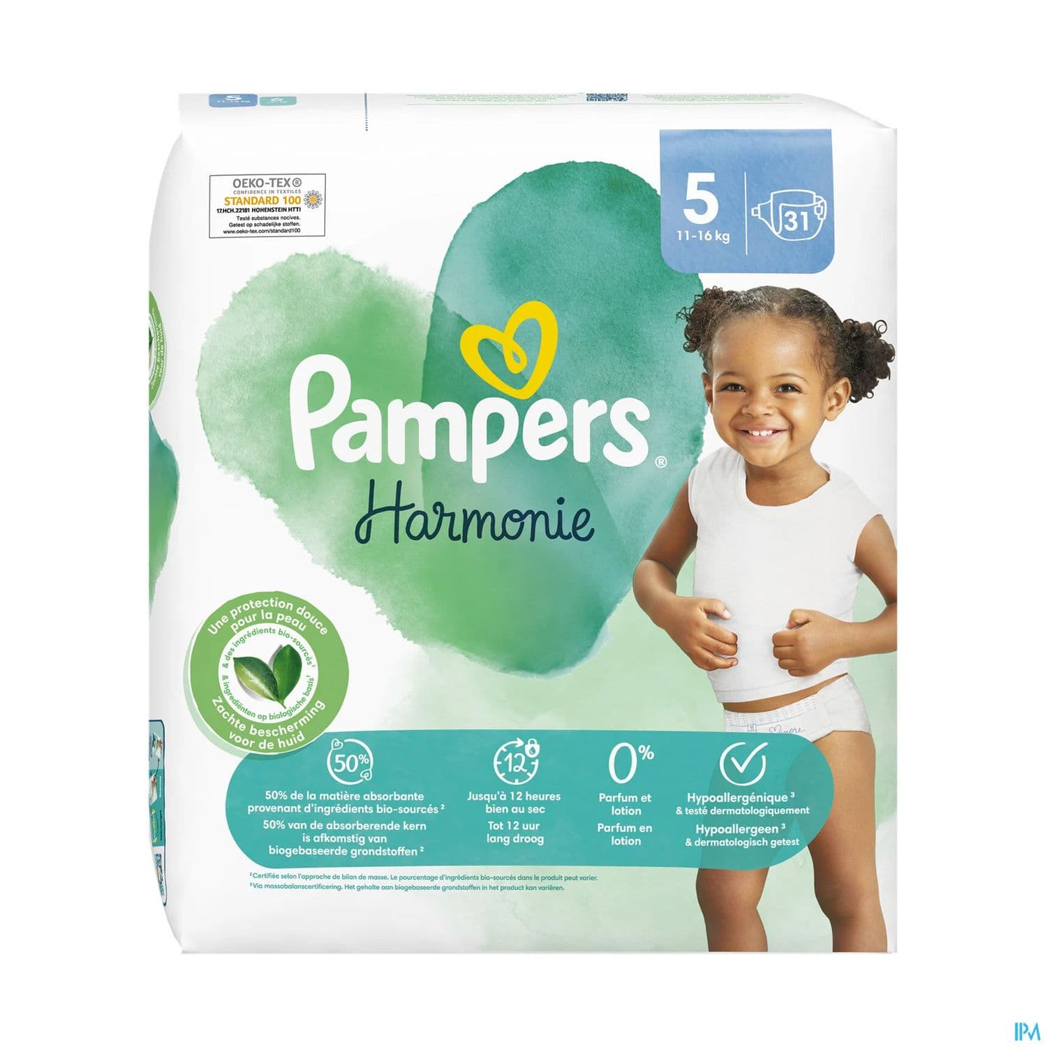 Pampers Harmonie T5 Change Complet 11/16kg 31 — Pharmacie Centrale Elsie