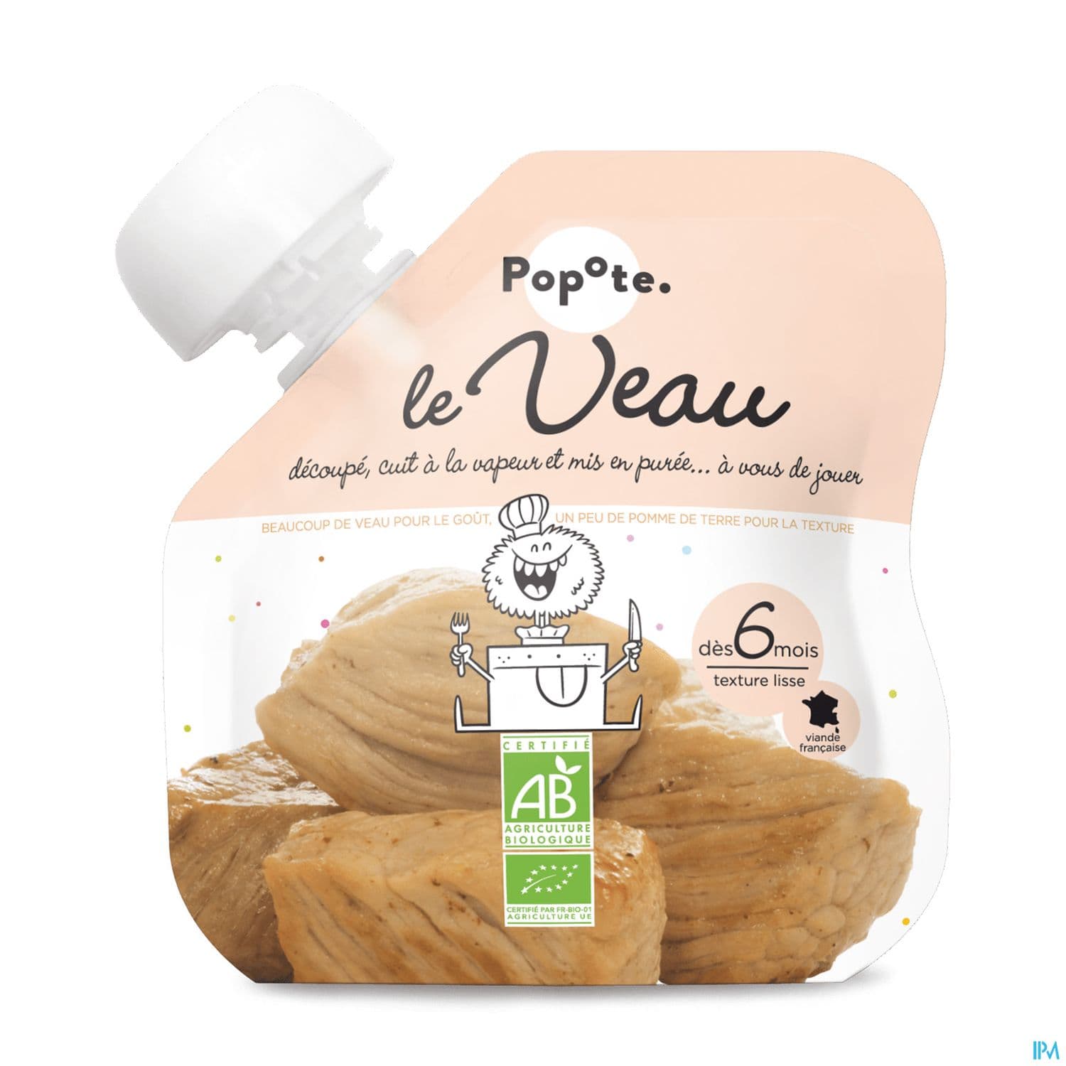 Popote Gourde Veau Bio 60g — Pharmacie Saint-Ferdinand