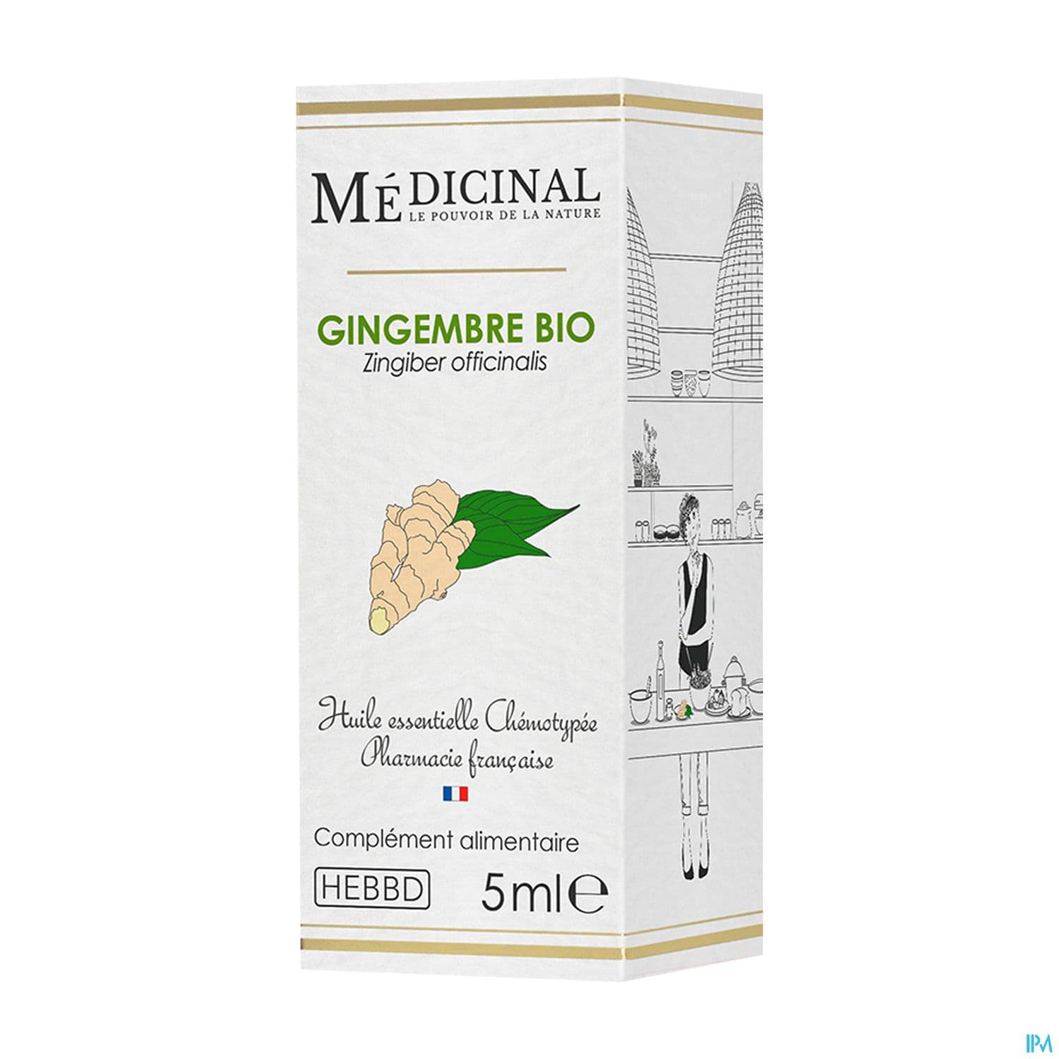 Medicinal Huile Essentielle Gingembre Bio 5ml — Pharmacie St Honoré - Amiens