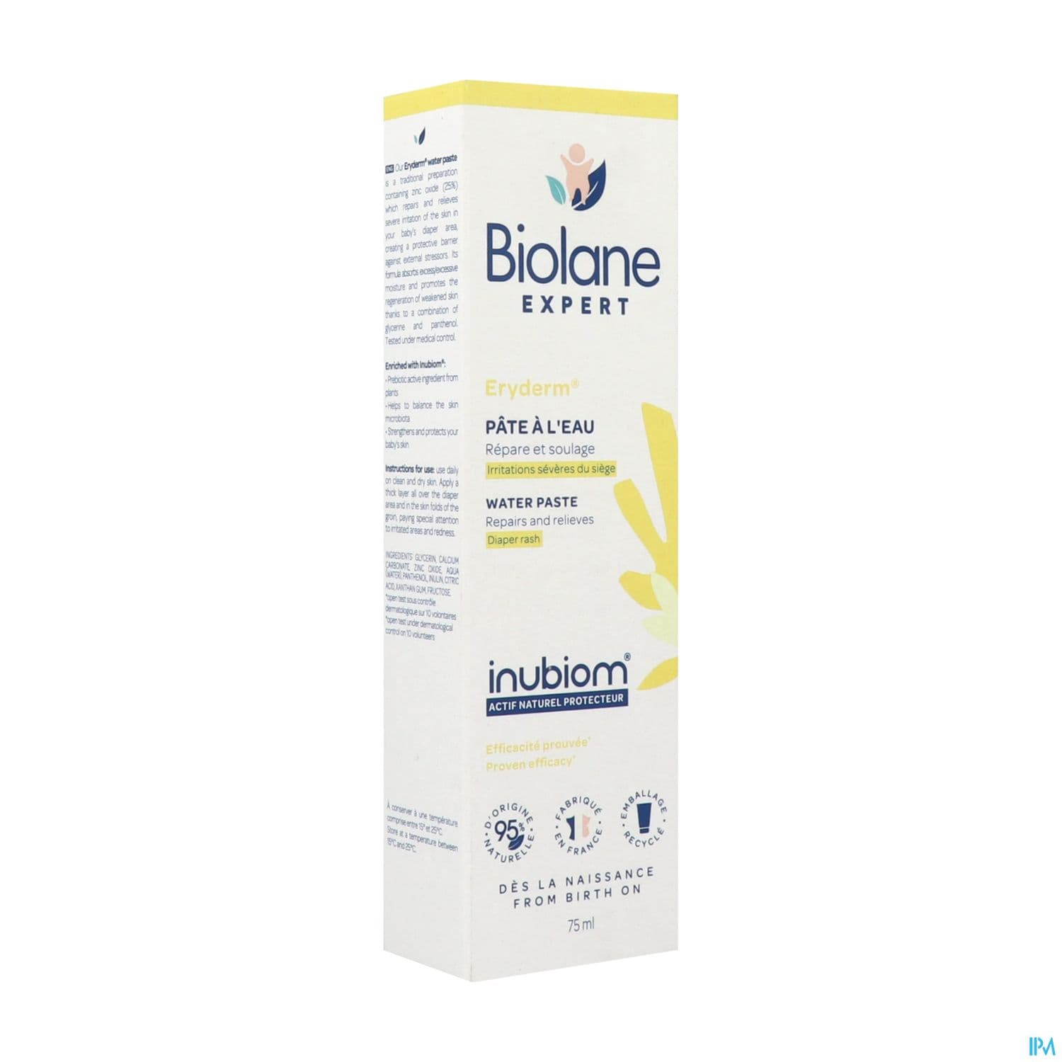 BIOLANE EXPERT ERYDERM PATE 75ML — Pharmacie Jeanne