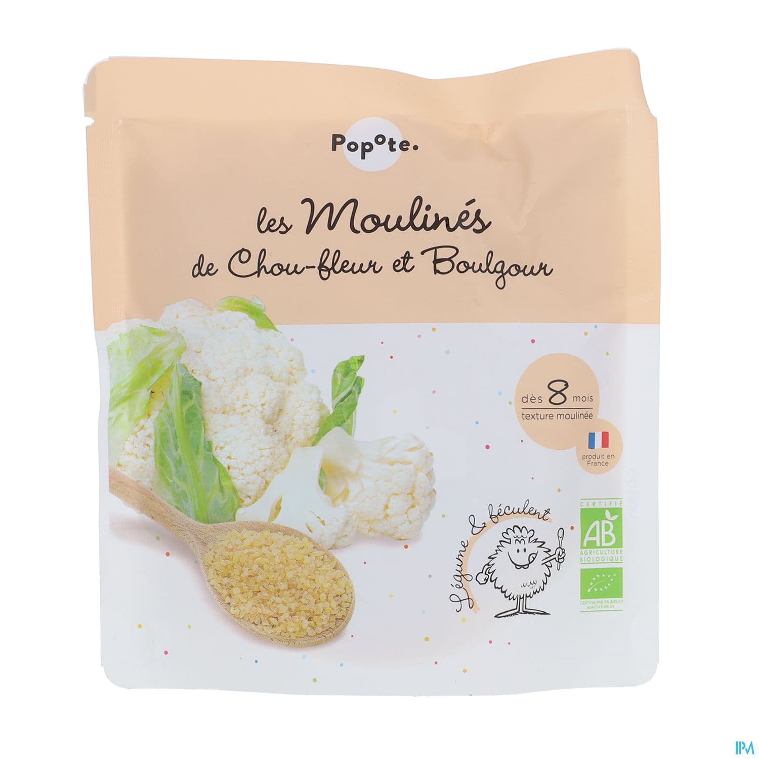 POPOTE PUREE CHOU FL/BOULGOUR 180G — Pharmacie Centrale Boulogne by Nexum