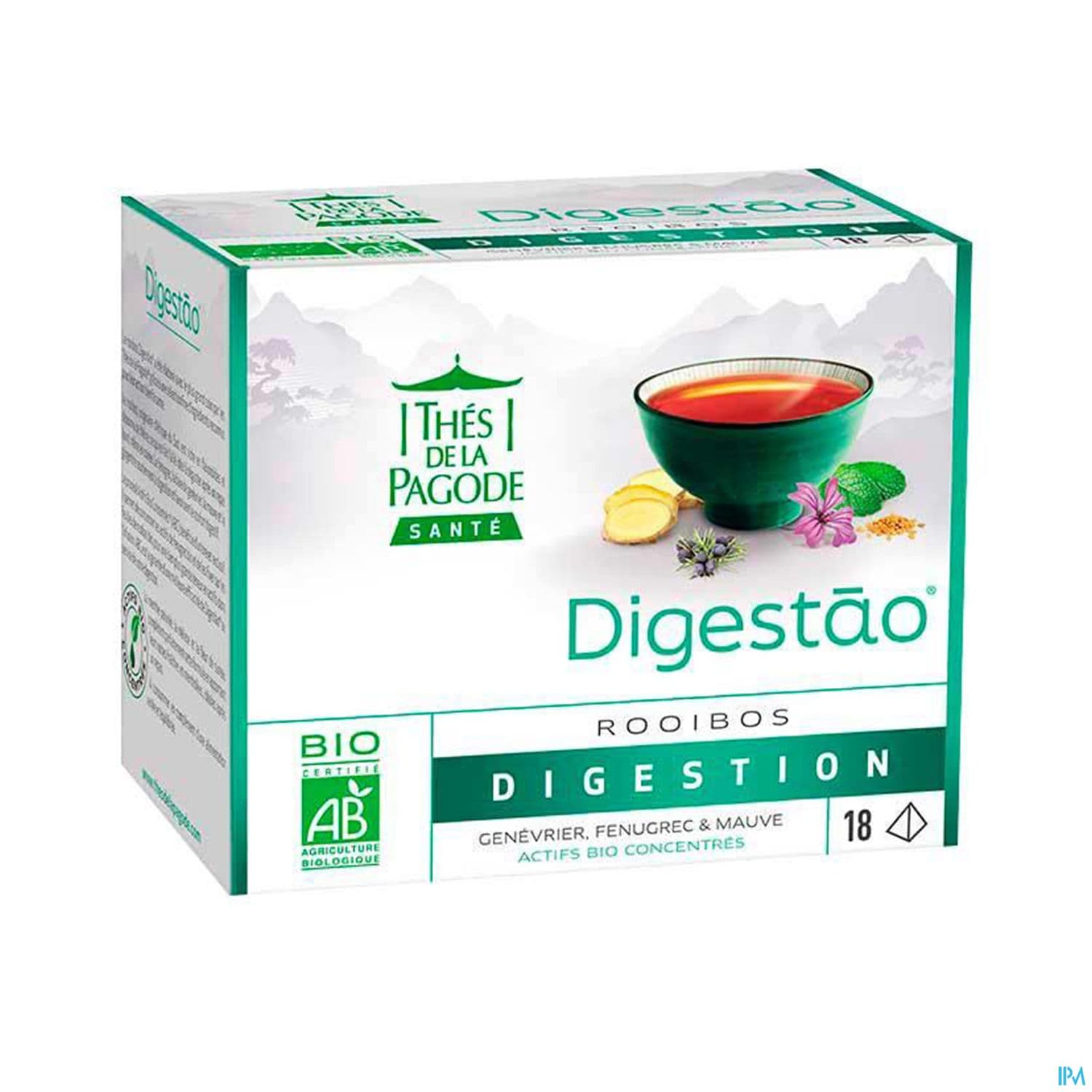 Thes De La Pagode Rooibos Digestao Bio Infusette 18 — Pharmacie Pharmavance Auteuil