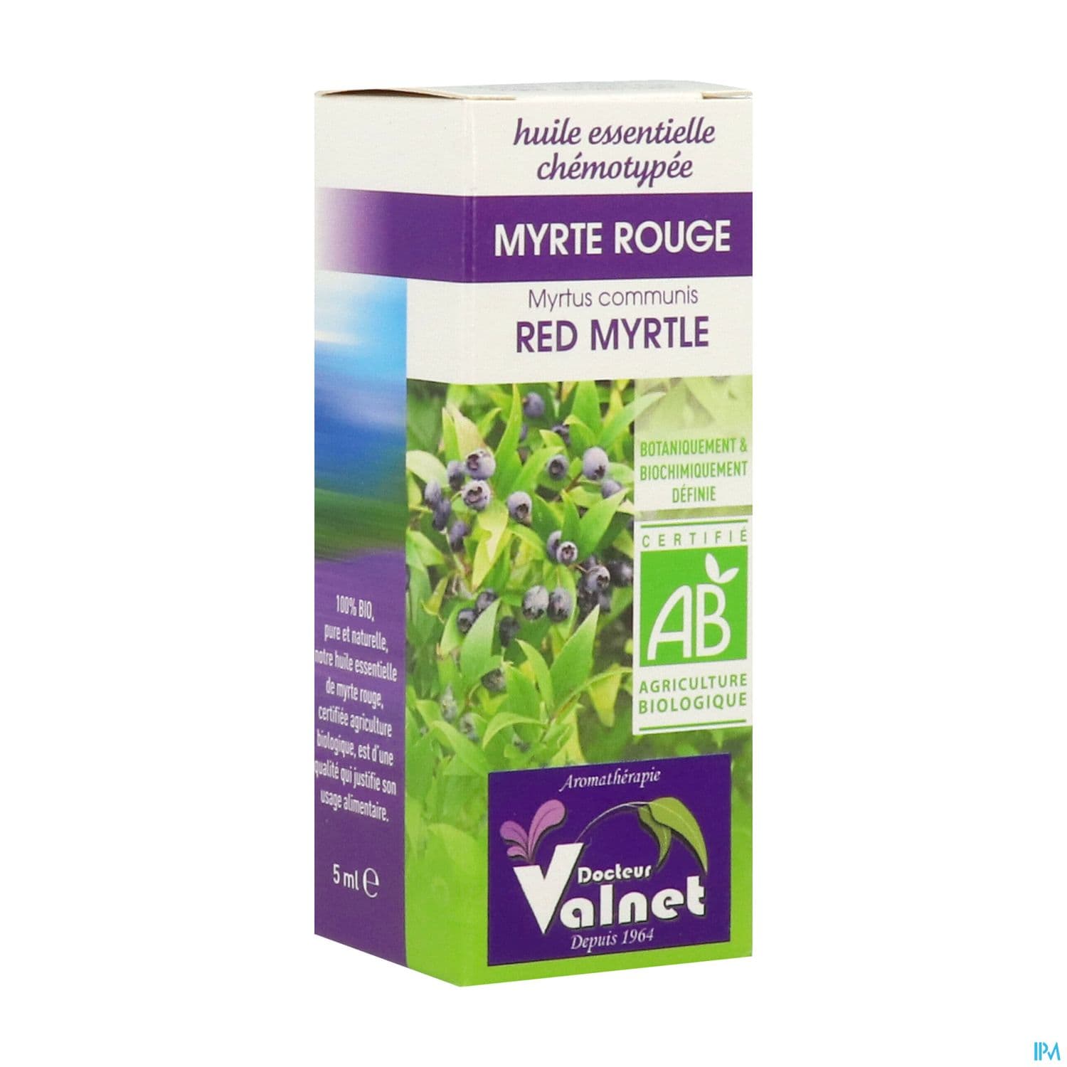 MYRTE ROUGE DR VALNET HE BIO 5ML — Pharmacie Pharmavance Auteuil