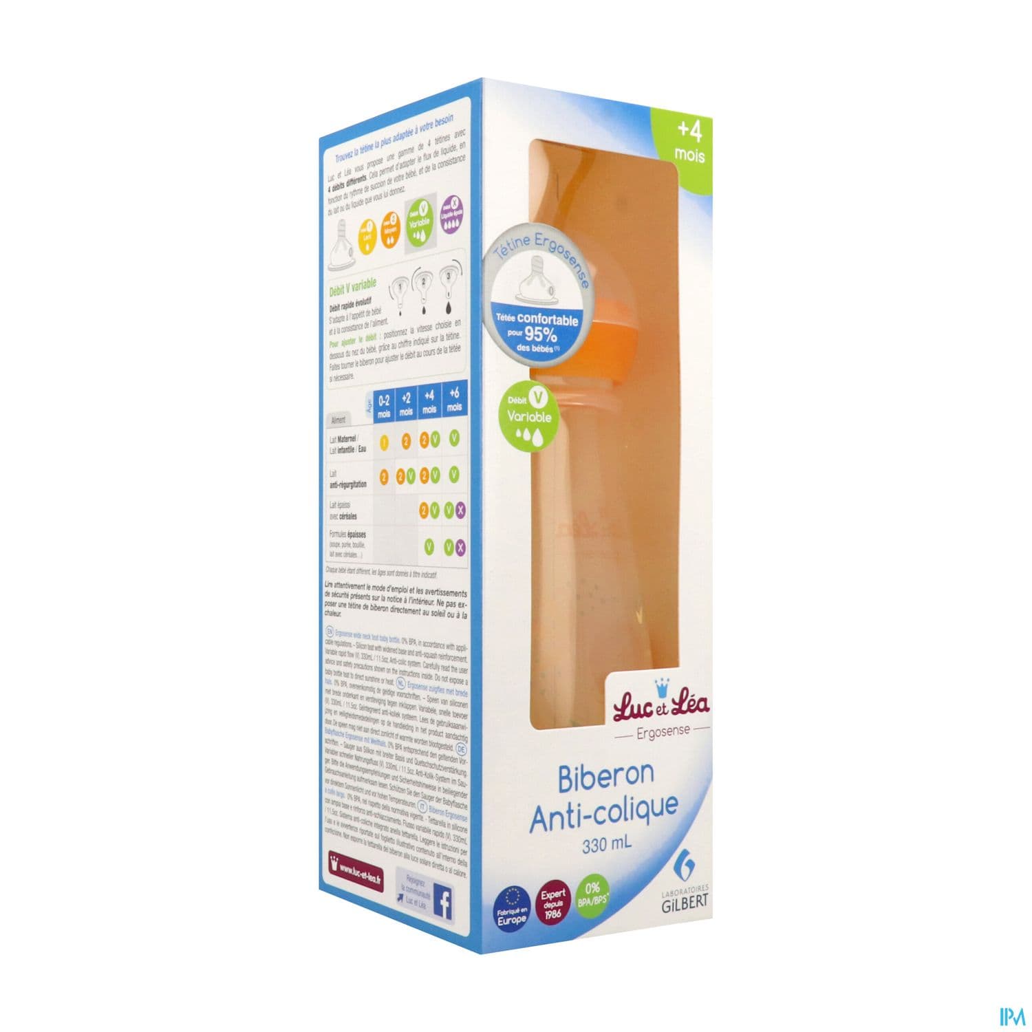 BIB LUC-LEA PLASTIQ SAVANE 330ML — Pharmacie Gueriniere