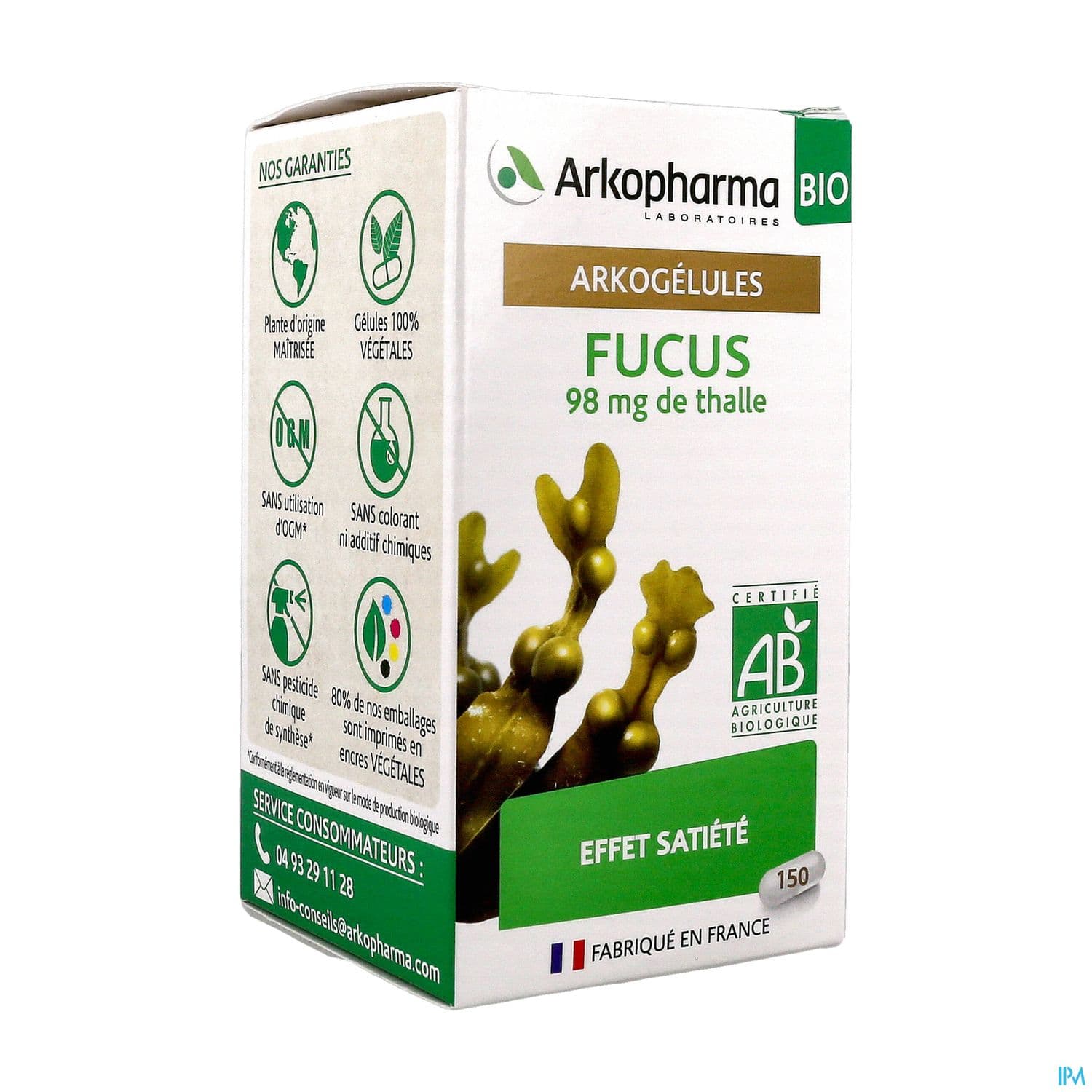 Arkopharma Arkogelules Fucus Bio Gelule 150 — PHARMACIE DE LA GARE Nancy
