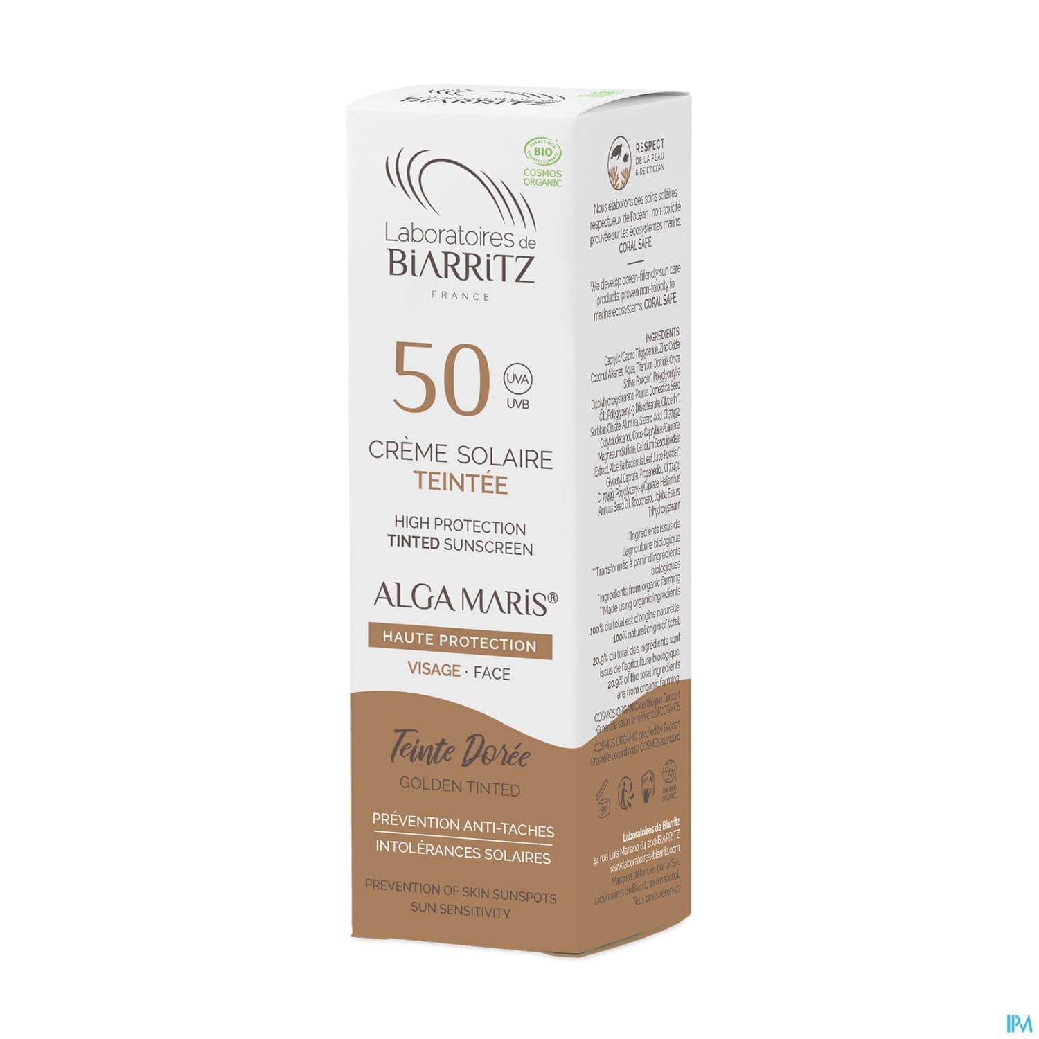 LDBIARRITZ CR SOL TEINT DORE SPF50 — Pharmacie Le pallec