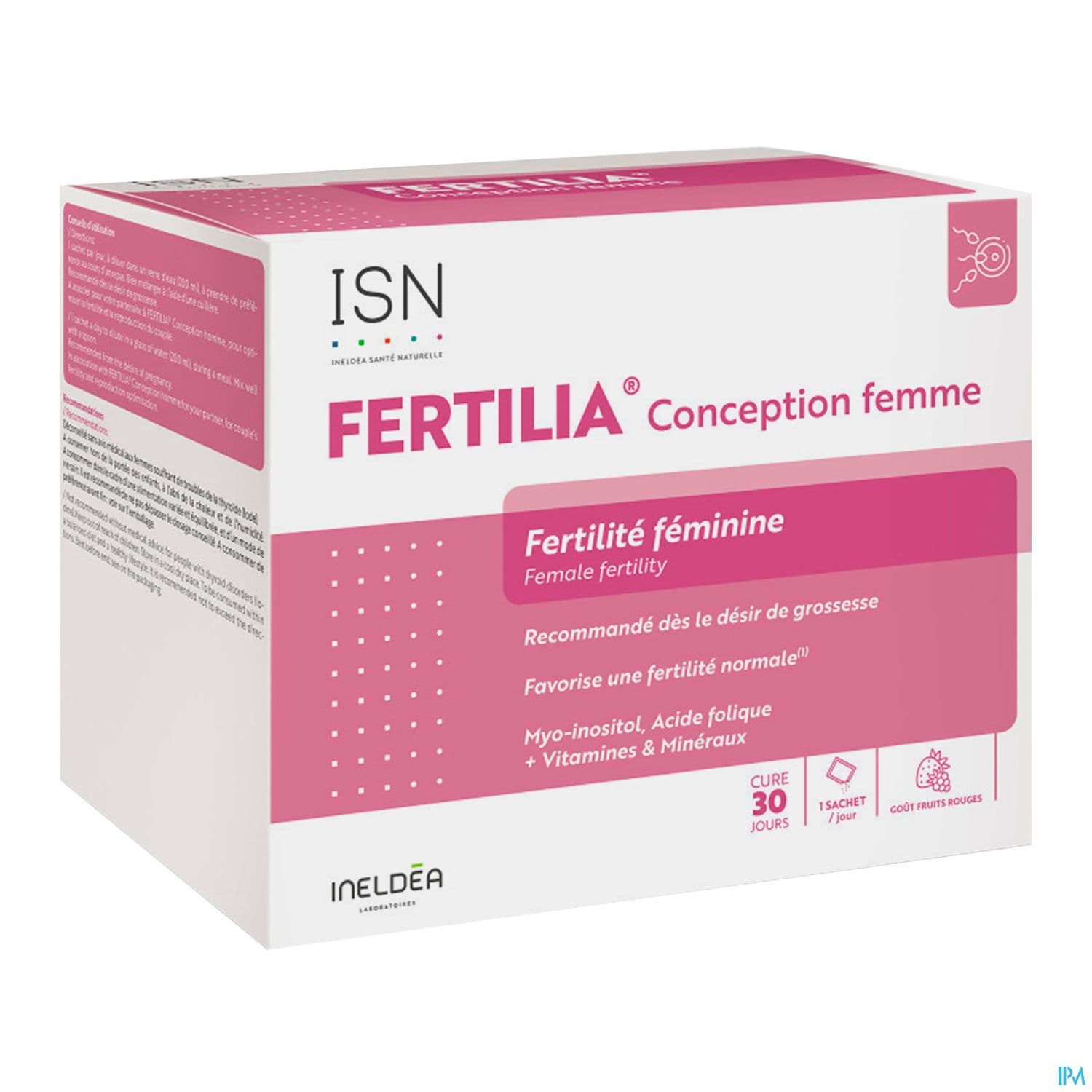 ISN FERTILIA CONCEPTION FEM SACH30 — Pharmacie du Grand Vitrolles