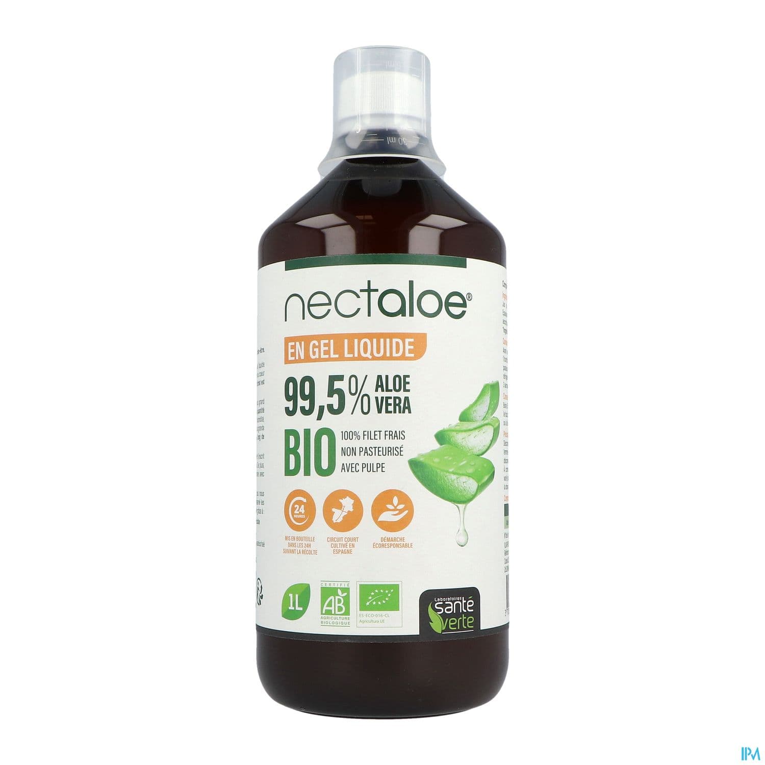 Sante Verte Nectaloe Gel Liquide Bio 1l — Pharmacie Dehaene