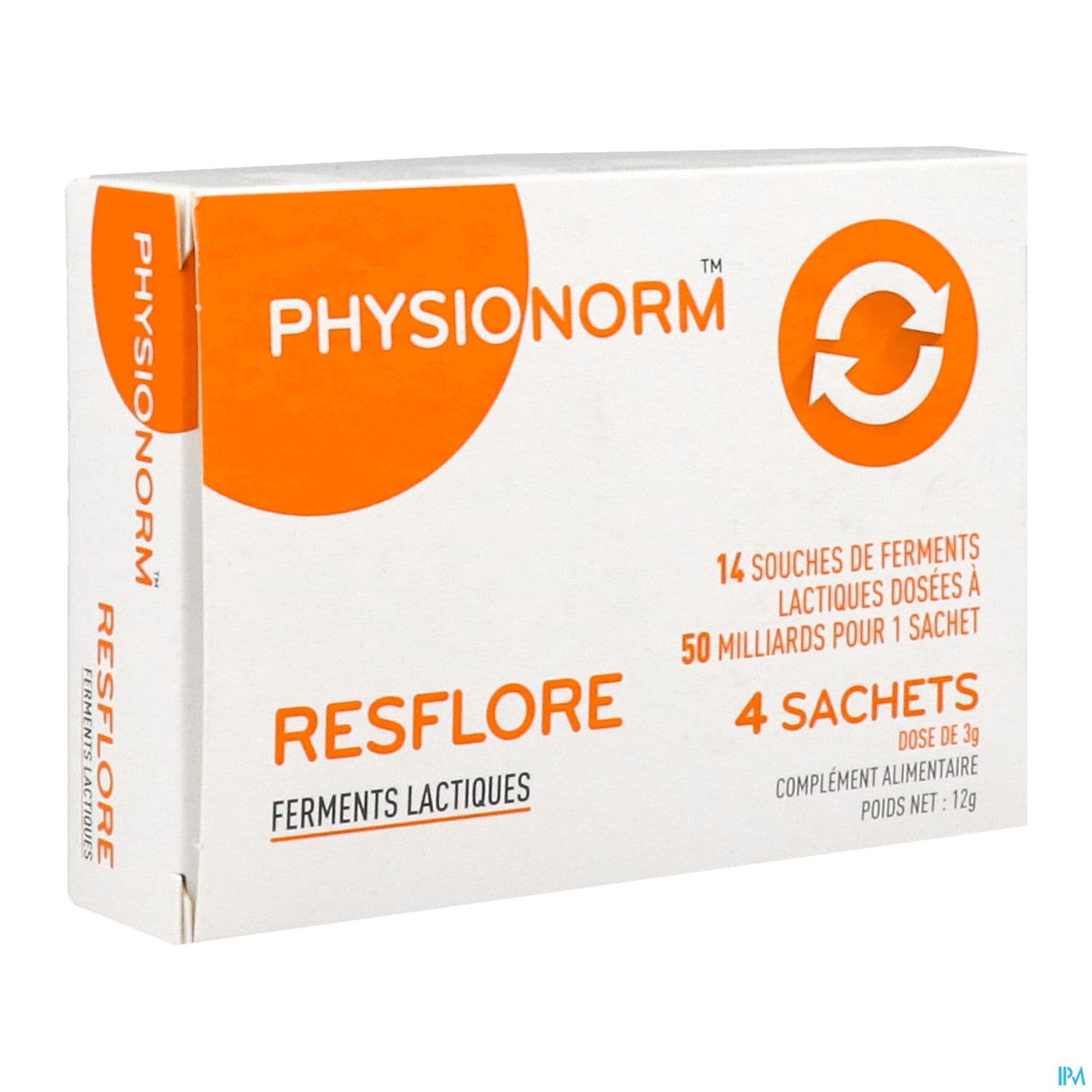 Physionorm Resflore Poudre Sachet 3g X4