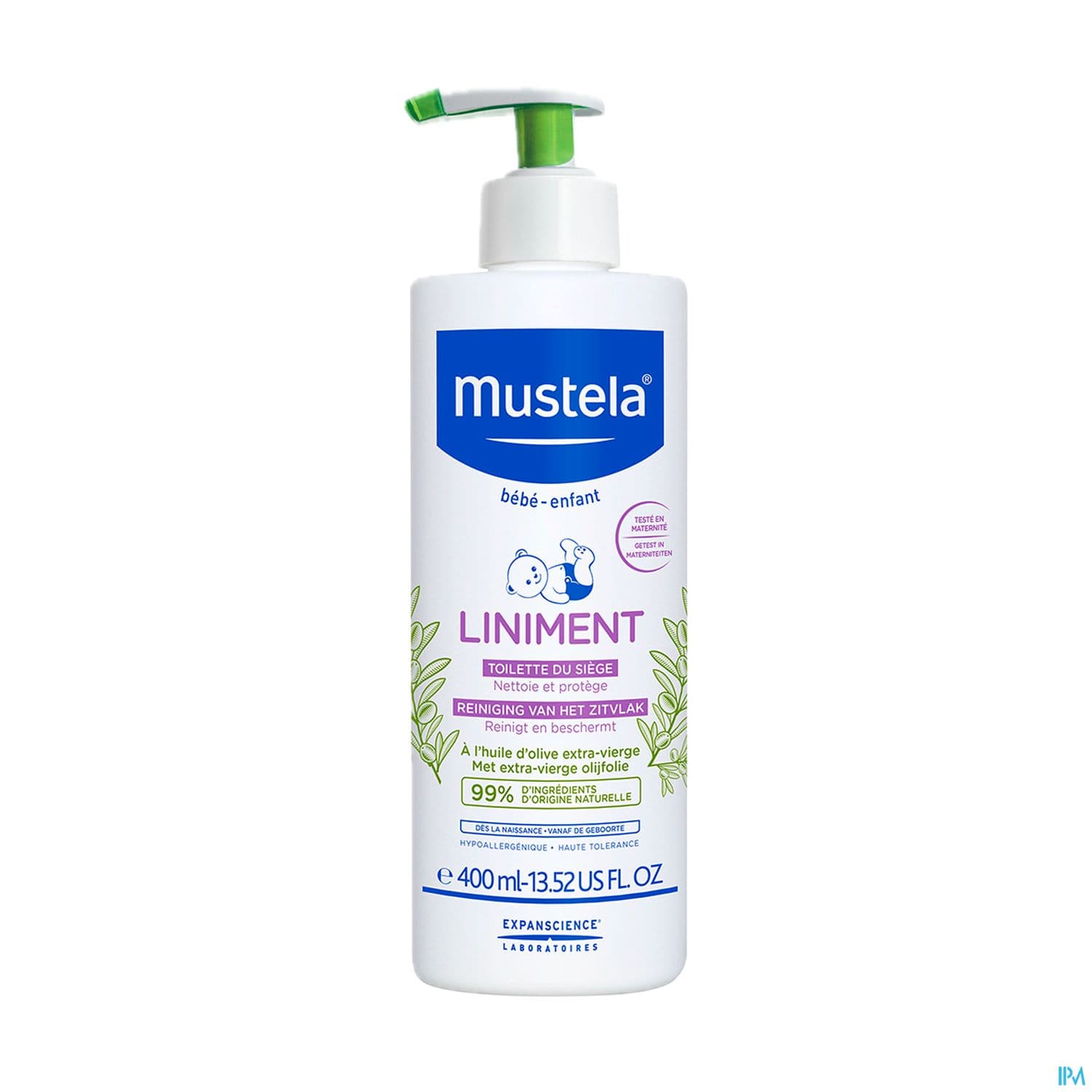 Mustela Bb Liniment Pompe 400ml — Pharmacie Juin