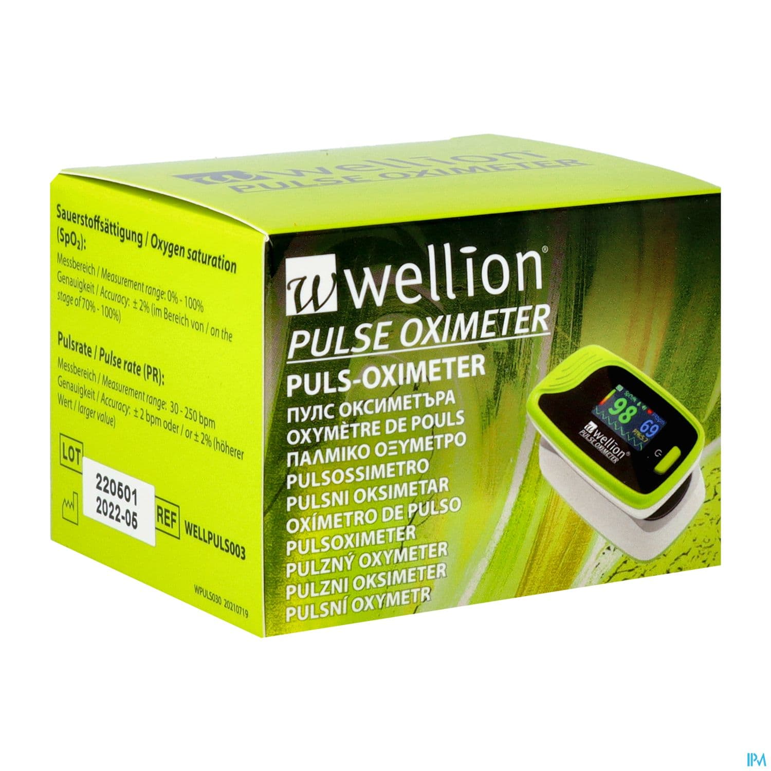 Wellion Oxymetre De Pouls — Pharmacie Campo - Formio