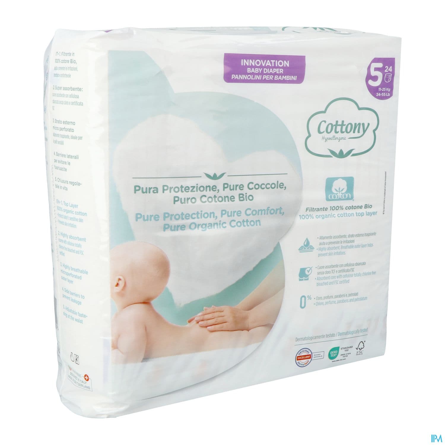 COTTONY COUCHE BB 11-25KG T5 24 — Pharmacie Juin