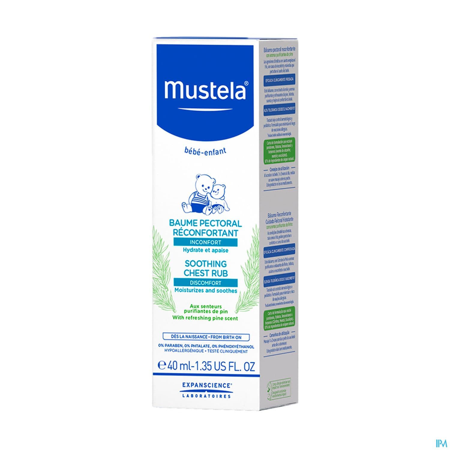 MUSTELA BB BAUM PECTORAL RECONF 40 — Pharmacie Juin