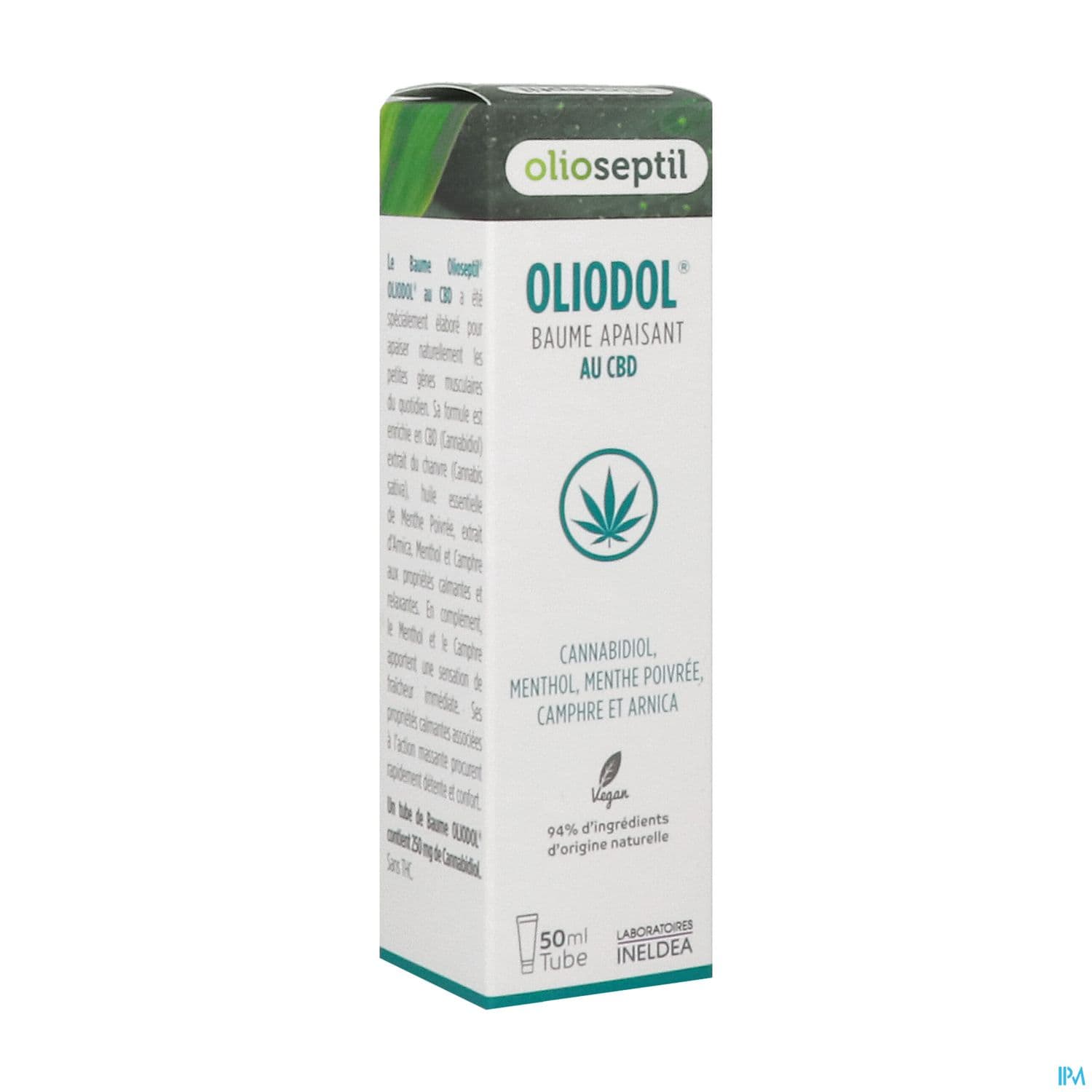 OLIOSEPTIL OLIODOL BAUME CBD 50ML — Pharmacie de la Gare - Franconville