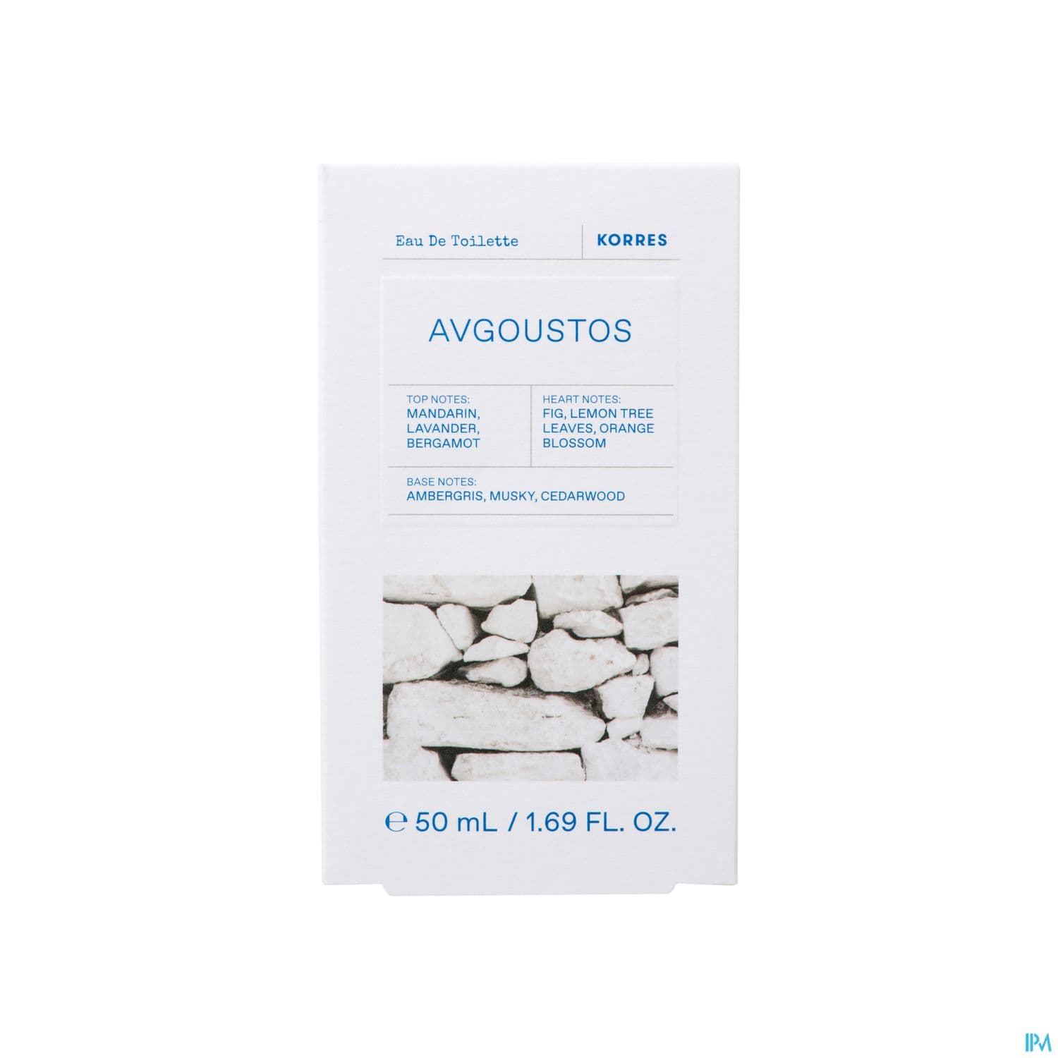 KORRES EDT AVGOUSTOS 50ML — Pharmacie Européenne 24/24 de la place de clichy