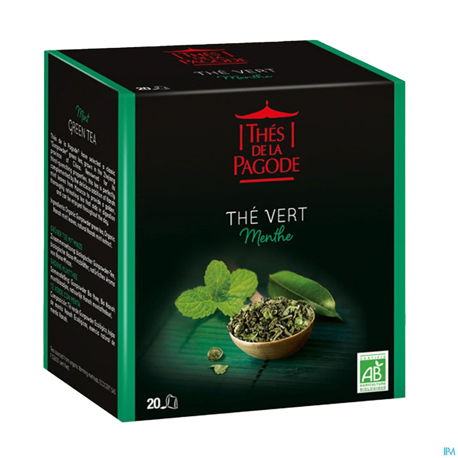 Thes De La Pagode The Vert Menthe Bio Infusette 20 — PHARMACIE DE LA GARE Nancy