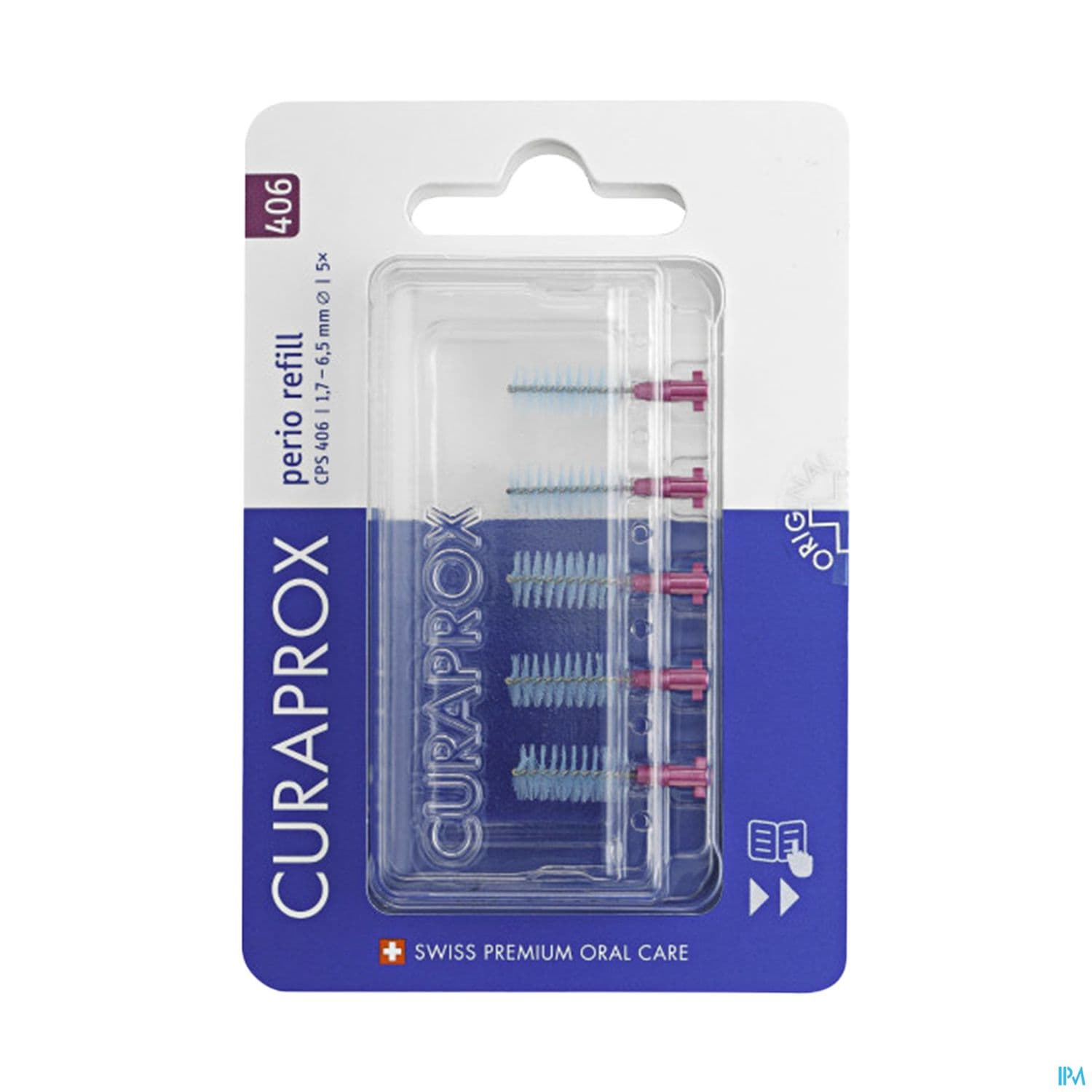Curaprox Cps 406 Perio Recharge Brossette Interdentaire Rose 5 — Pharmacie Dutertre