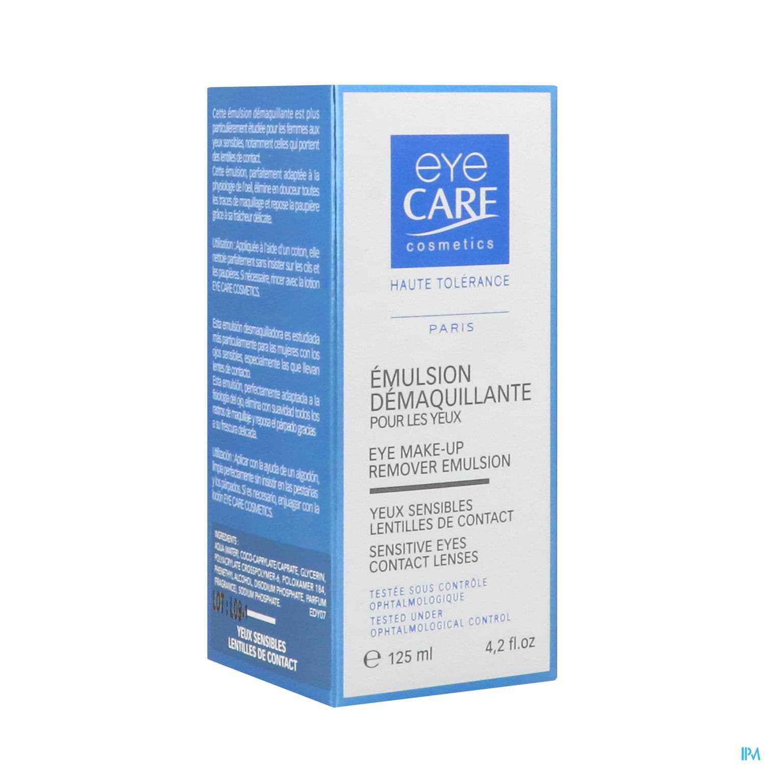 Eye Care Emulsion Demaquillante Yeux 125ml — Pharmacie Pharmavance Auteuil