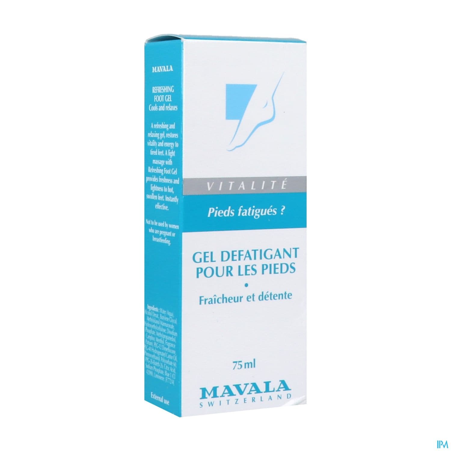 MAVALA GEL DEFATIGANT PIED 75ML — Pharmacie Centrale Elsie