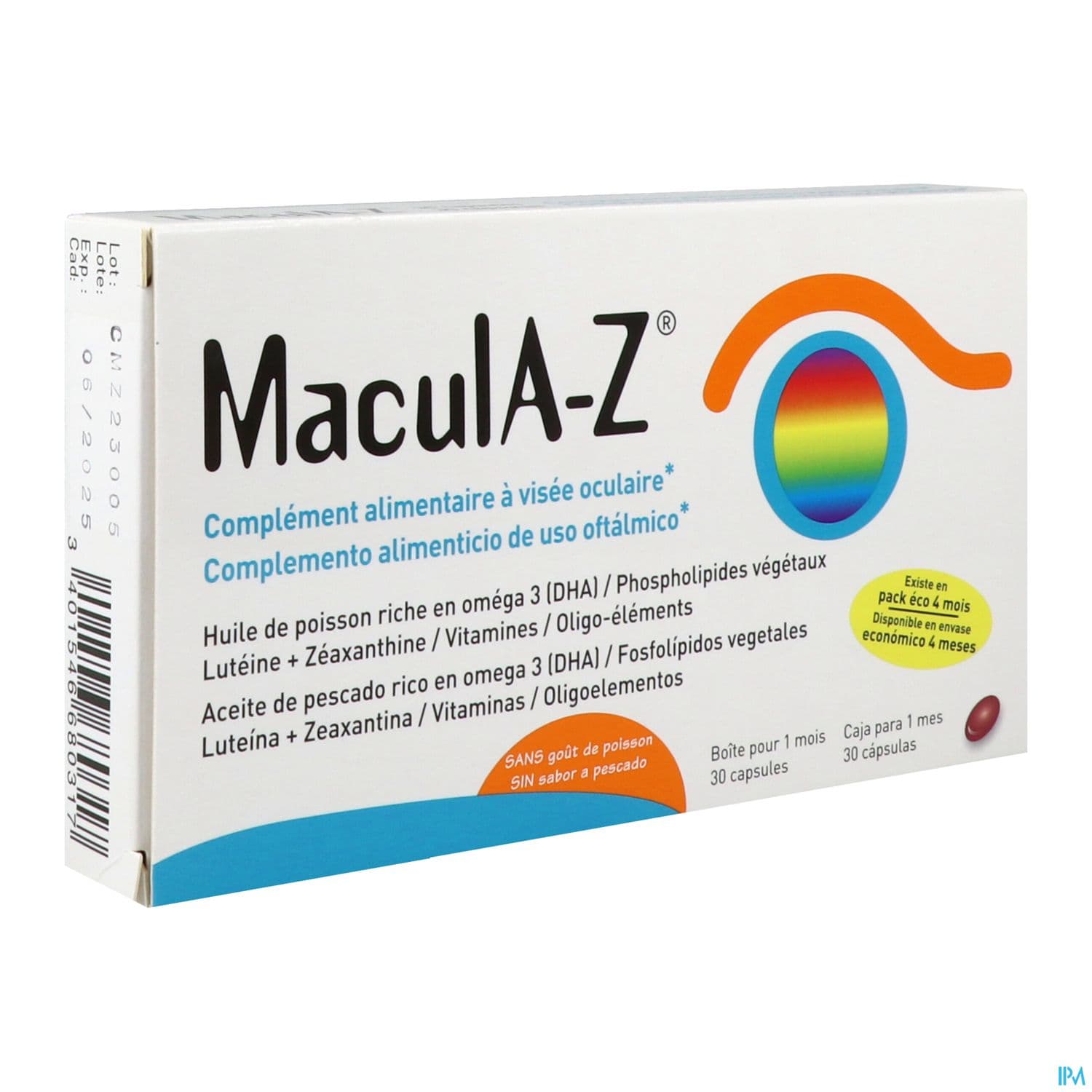 MACULA-Z COMPL ALIMENT CAPS 30 — Pharmacie du Grand Vitrolles