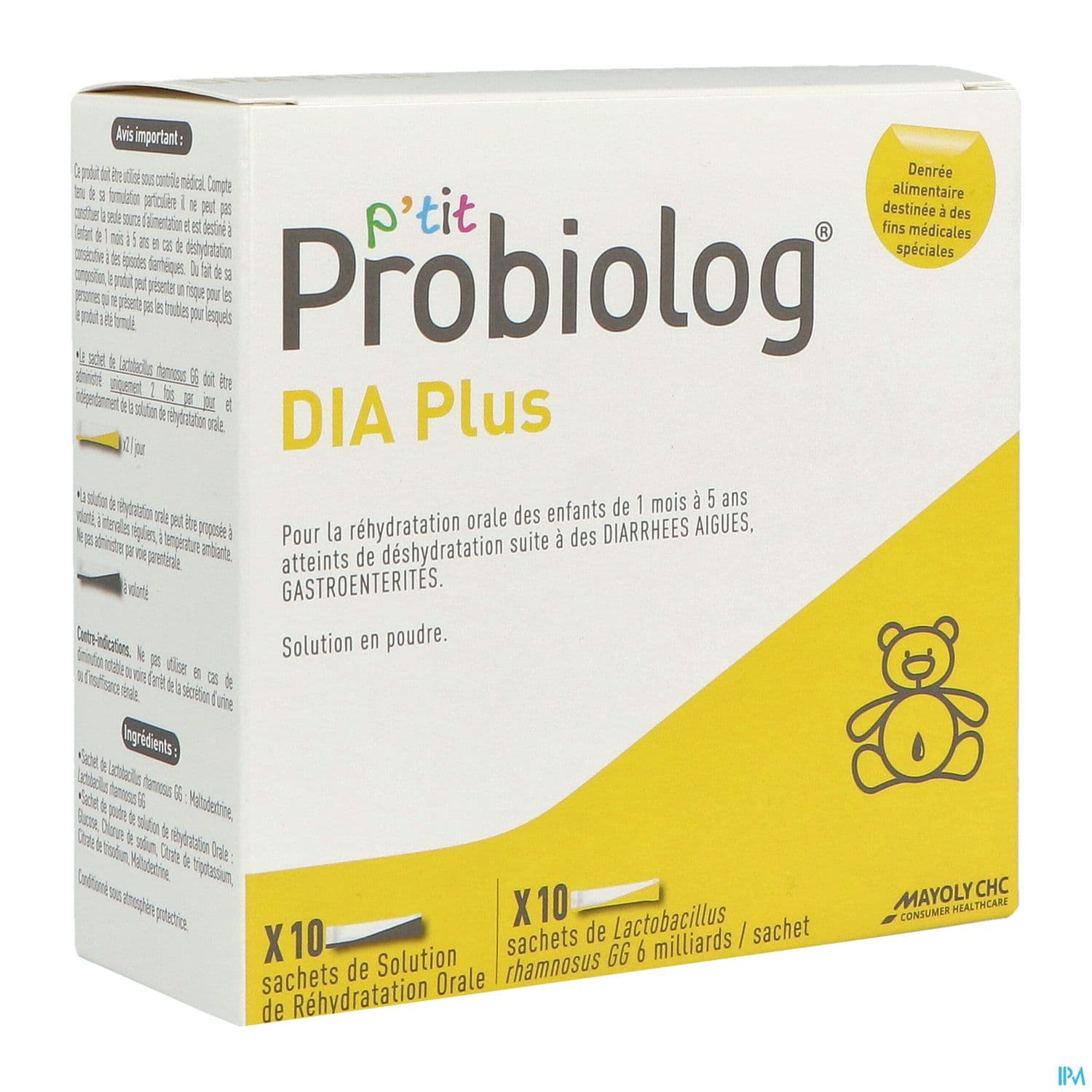 P'TIT PROBIOLOG DIA PLUS STICK 20 — Pharmacie Comedie