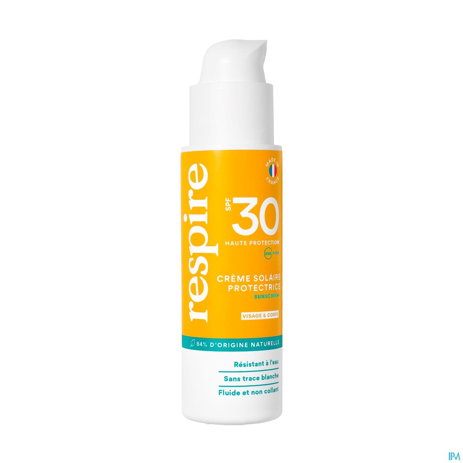 RESPIRE SOL SPF30 CR 100ML — PHARMACIE DES CLINIQUES