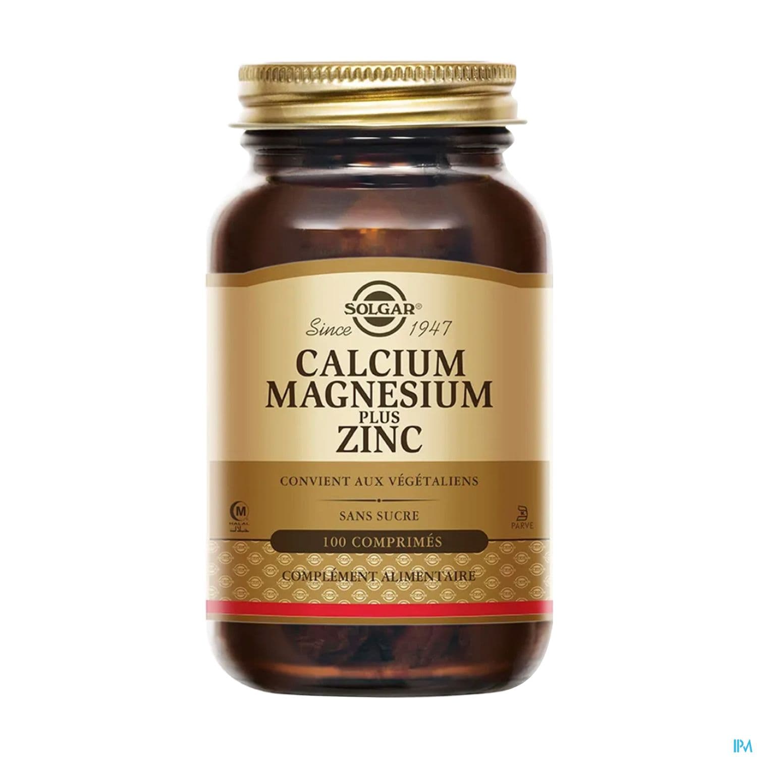 Solgar Calcium Magnesium Zinc Comprime 100 — Pharmacie Pharmavance Escudier
