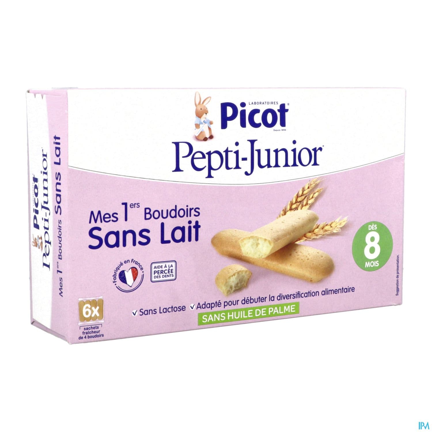 Picot mes 1ers boudoirs sans lait - boite de 6 sachets fraicheur de 4 boudoirs — Pharmacie Pharmavance Le Chesnay