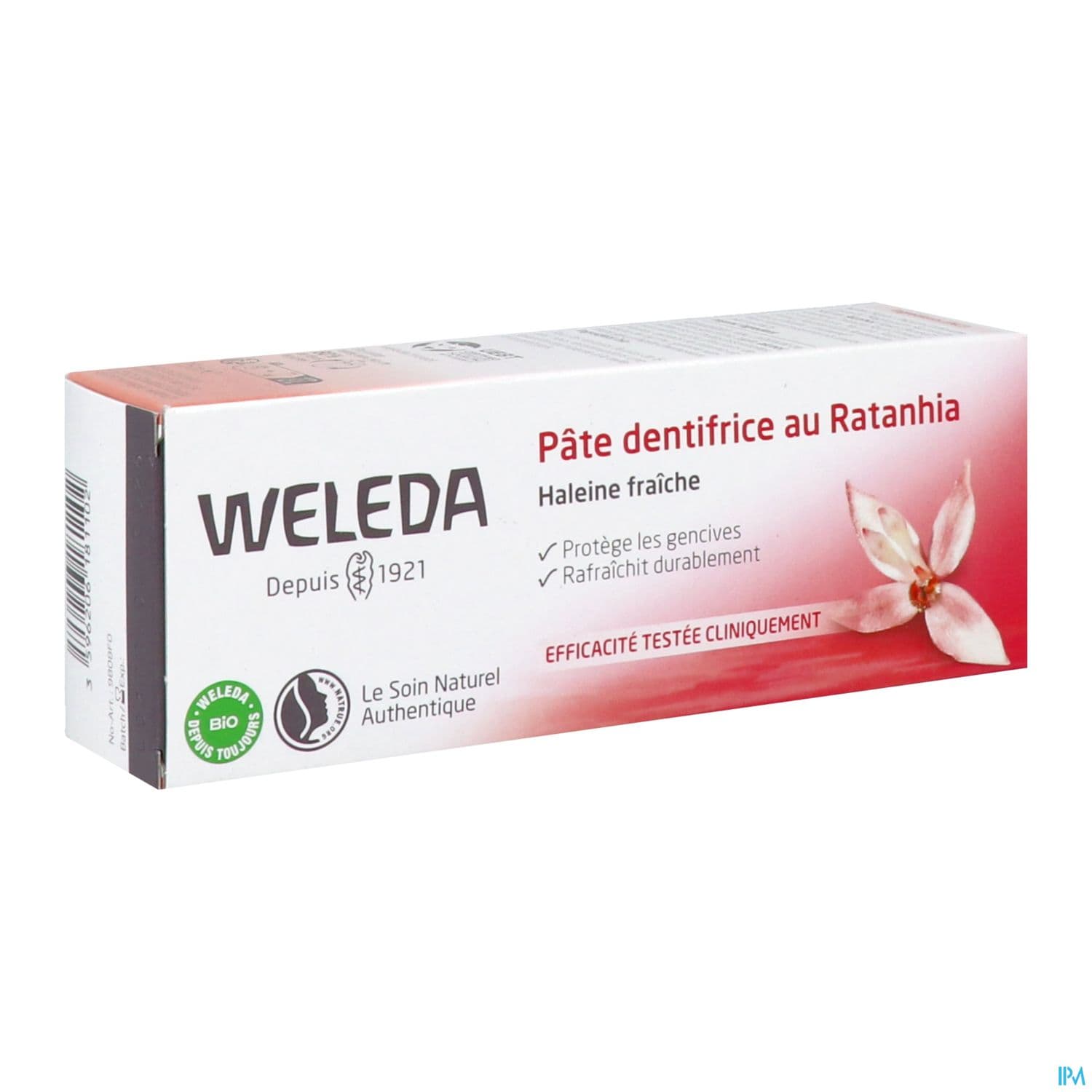 Weleda Ratanhia Pate Dentifrice 75ml — Pharmacie Lafayette de Roubaix