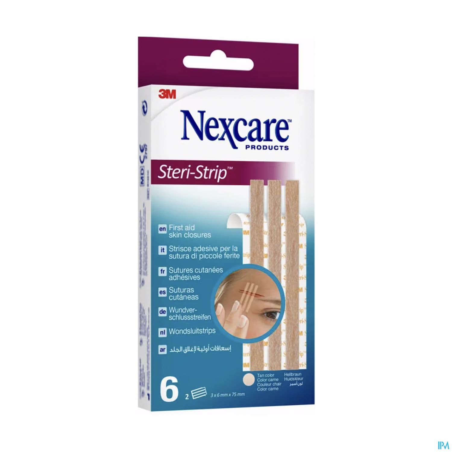 NEXCARE STERI-STRIP BEIGE 6MMX75MM