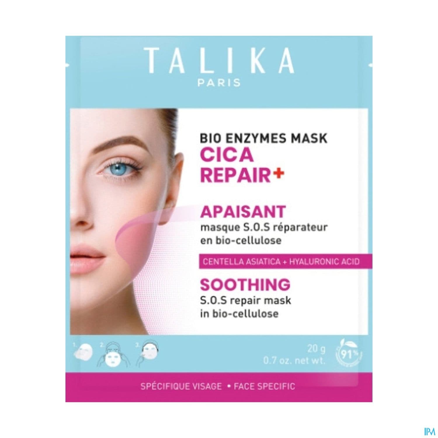 TALIKA BIO ENZYME MASK REPAIR 20G — Pharmacie Pharmavance Beaubourg