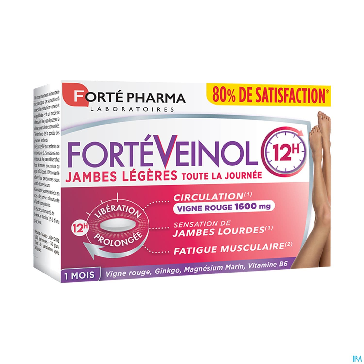 Forte Pharma Forteveinol 12h Comprime A Liberation Prolongee 30