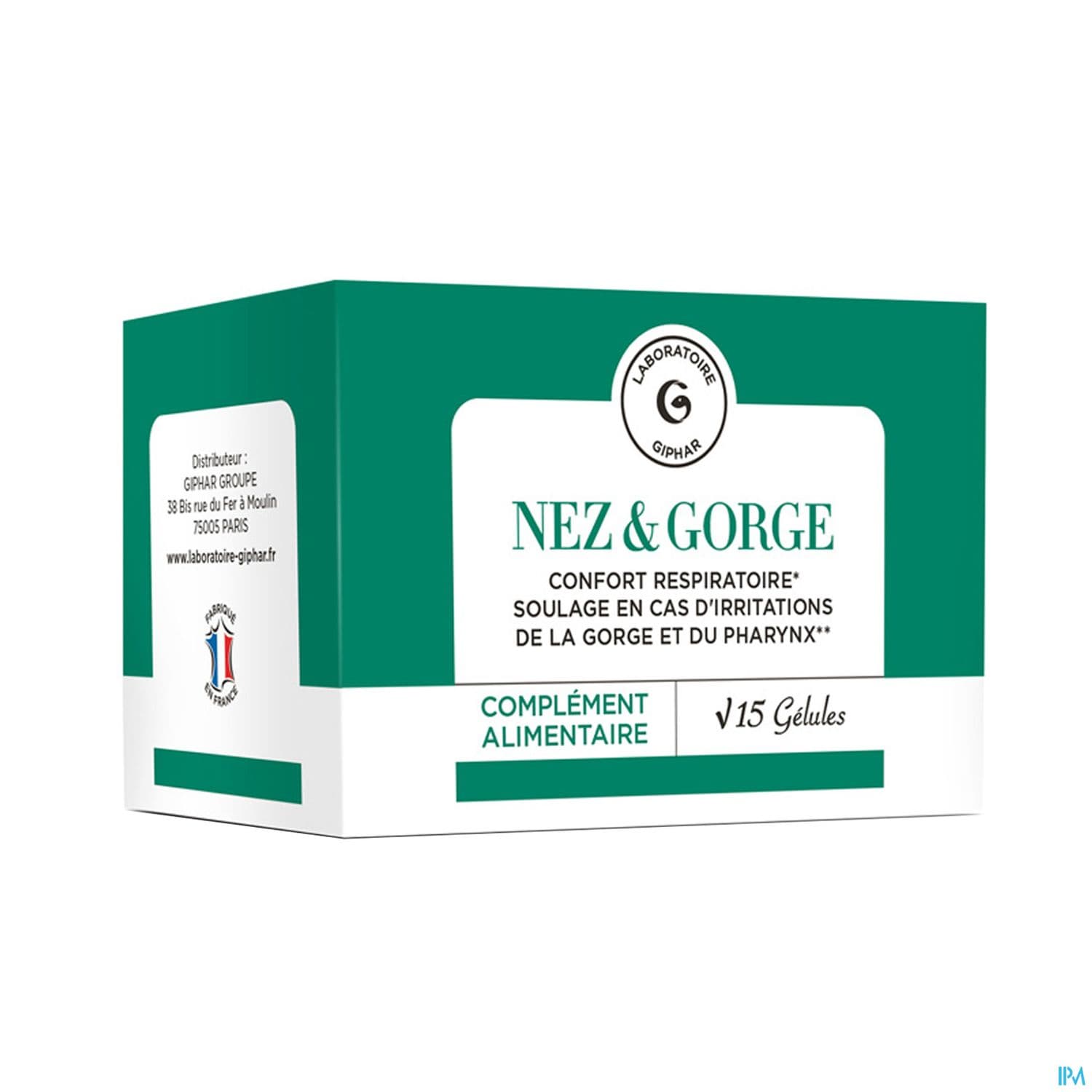 Laboratoire Giphar Nez Gorge Gelule 15