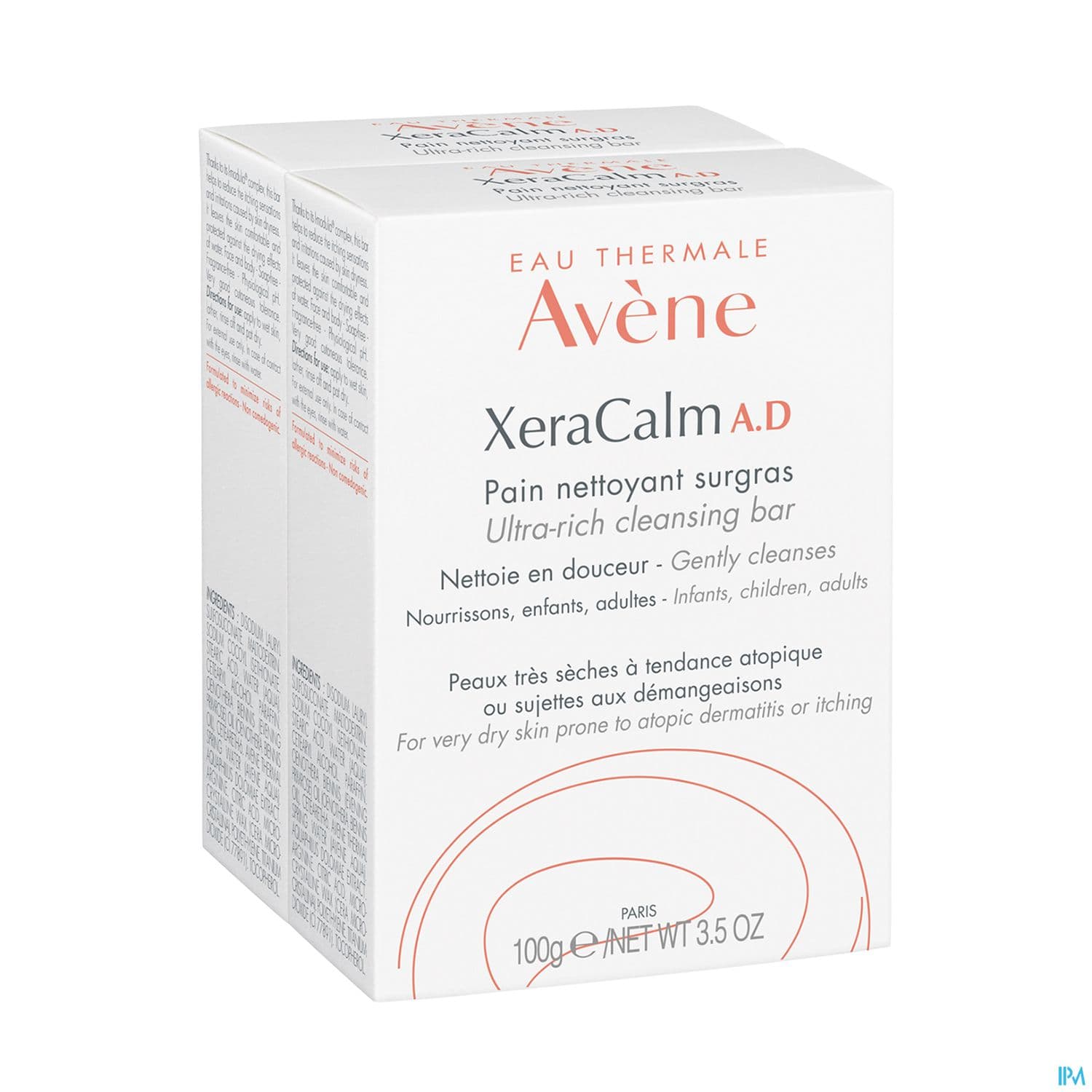 Eau Thermale Avene Xeracalm Ad Pain Nettoyant Surgras 100g Duo — Pharmacie des Antes by Nexum