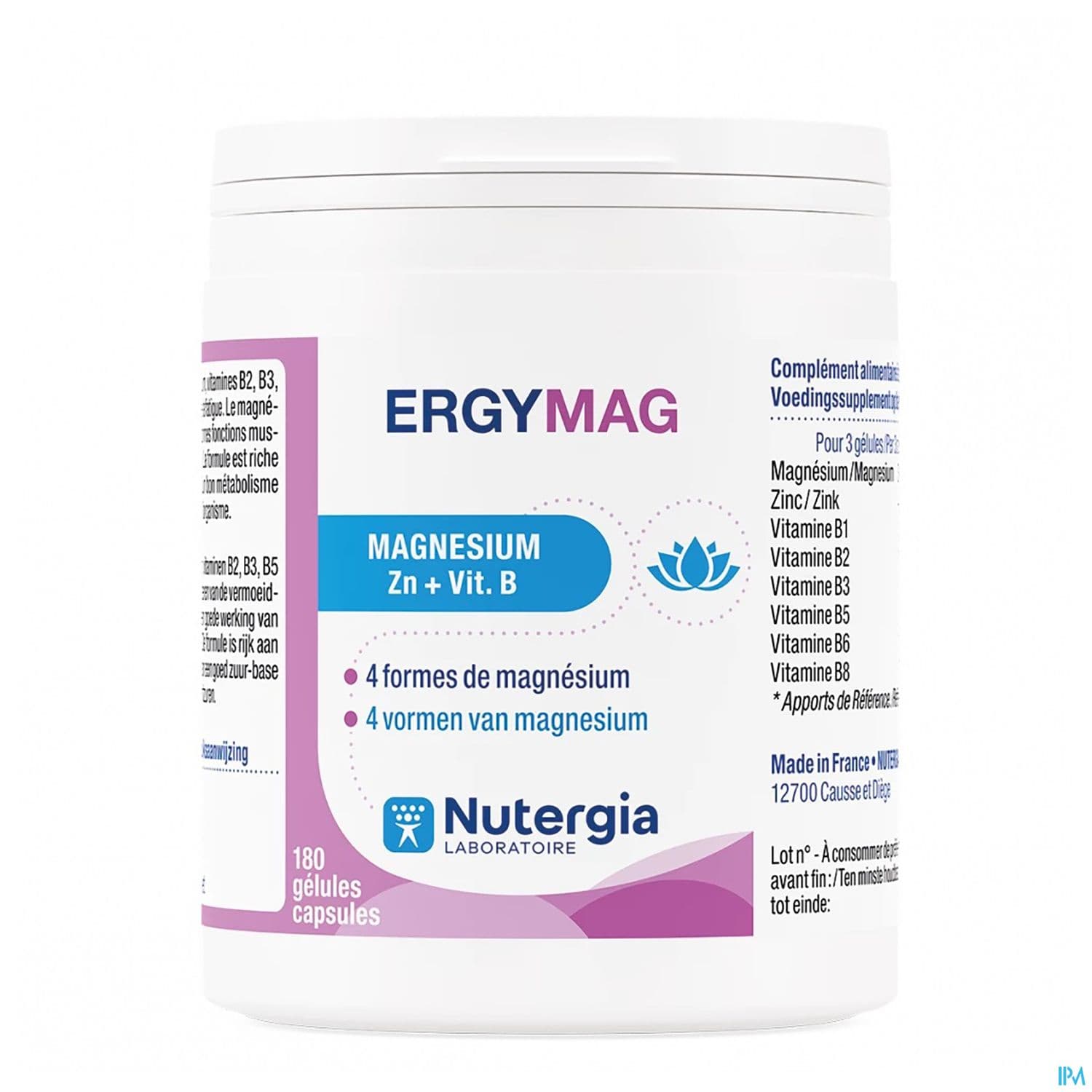 ERGYMAG GELUL 180 — Pharmacie des Banquets