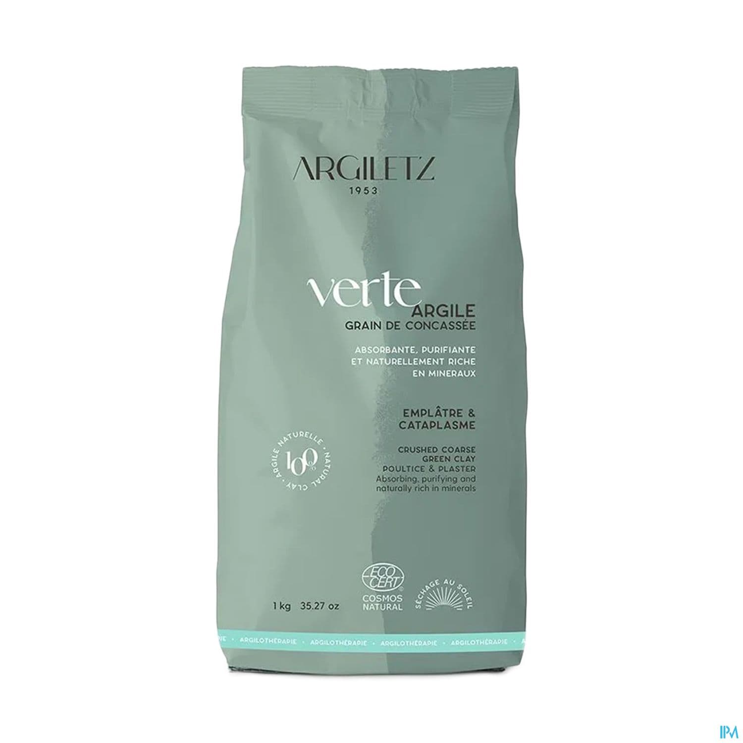 ARGILE VERT GRAIN CONC ARGILETZ1KG — Grande Pharmacie de la Gare - Sartrouville