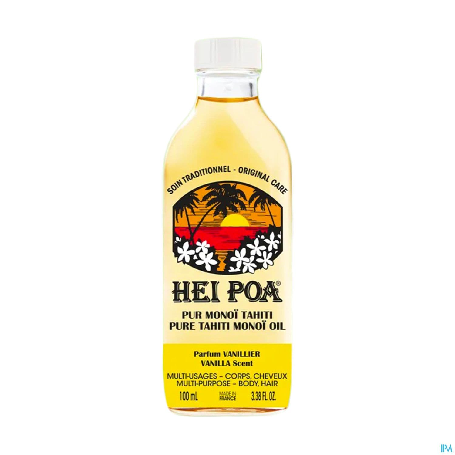 Hei poa pur monoï de tahiti vanillier 100 ml — Pharmacie Fellous