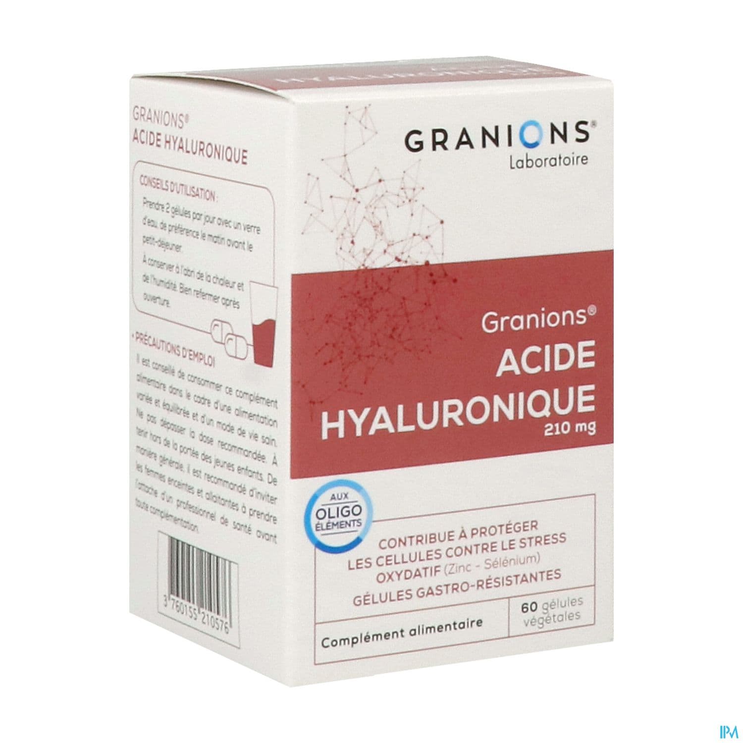 GRANIONS ACIDE HYALURONIQ GELUL60 — Grande Pharmacie Libourne