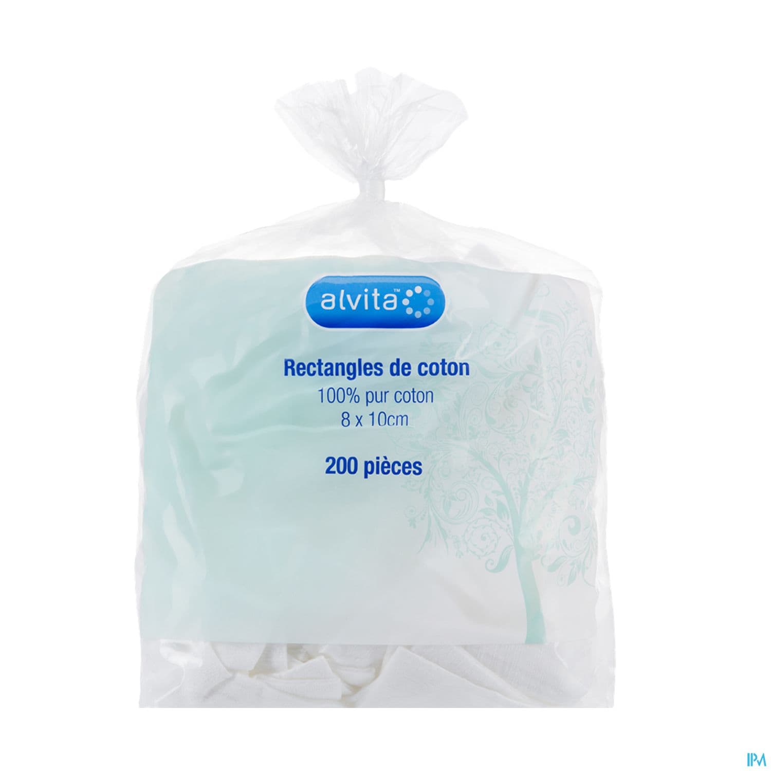 Alvita Rectangle De Coton Pour Nourrisson Sachet 200 — Pharmacie Maarek