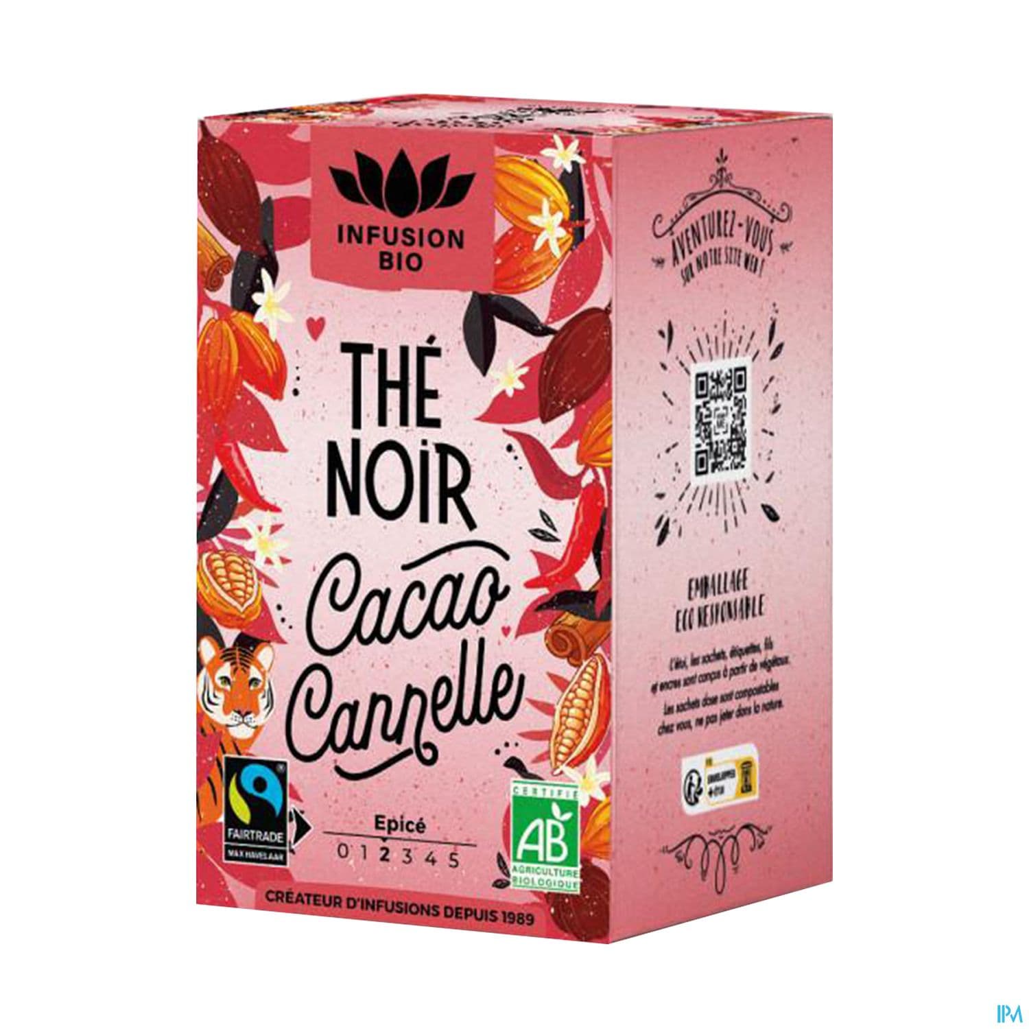 Romon Nature Plaisir The Noir The Wild Tea Bio Sachet 1g8 16 — Pharmacie Malartic