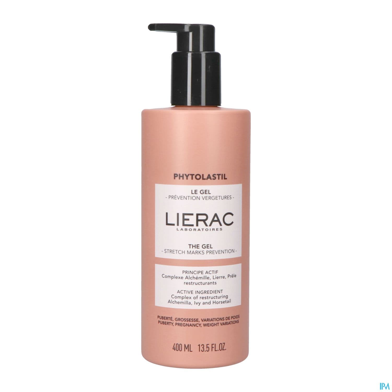 LIERAC PHYTOLASTIL GEL VERGET400ML — Pharmacie Centrale Elsie