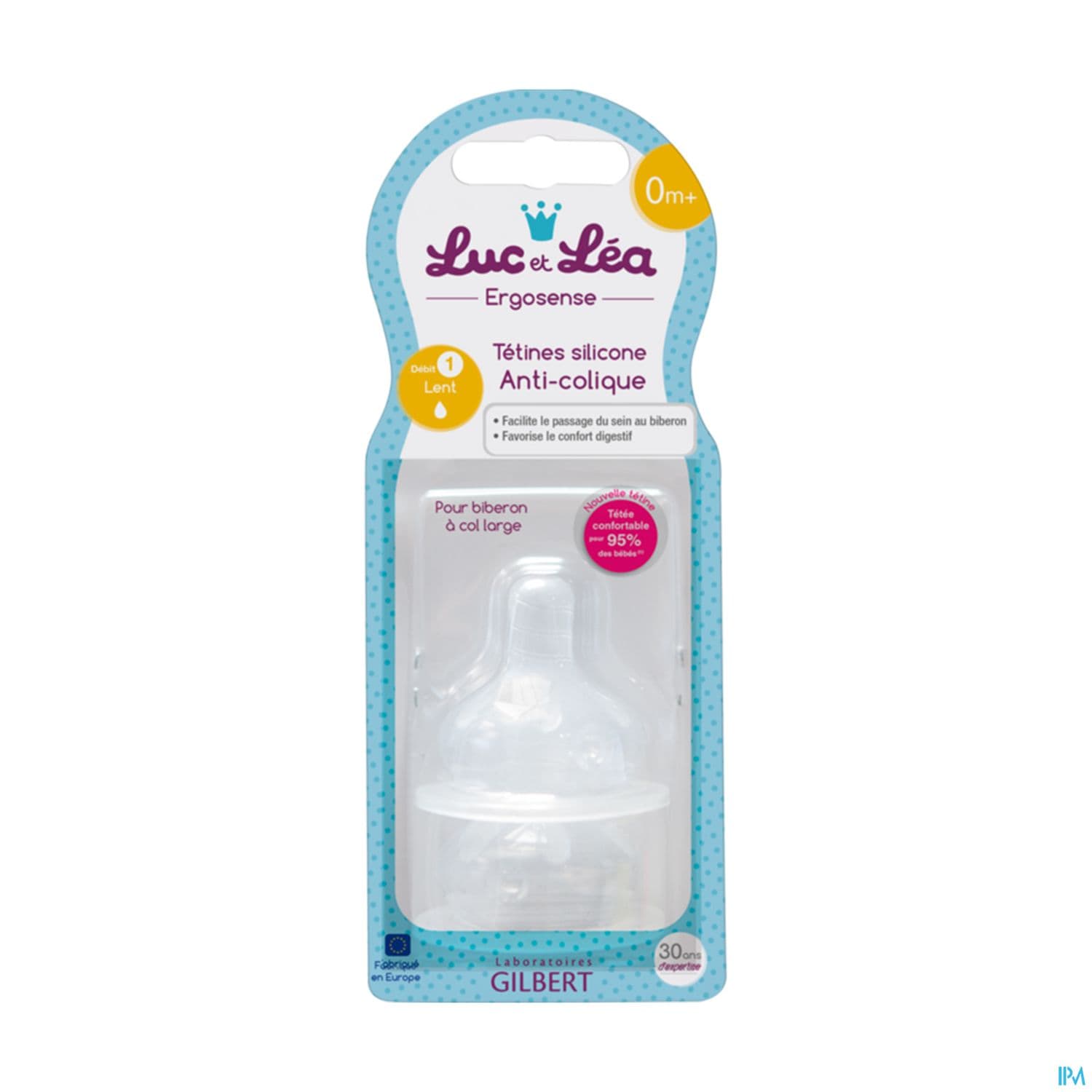 Luc Et Lea Tetine Ergosense Silicone Debit Lent X2 — Pharmacie de la Gare Dijon