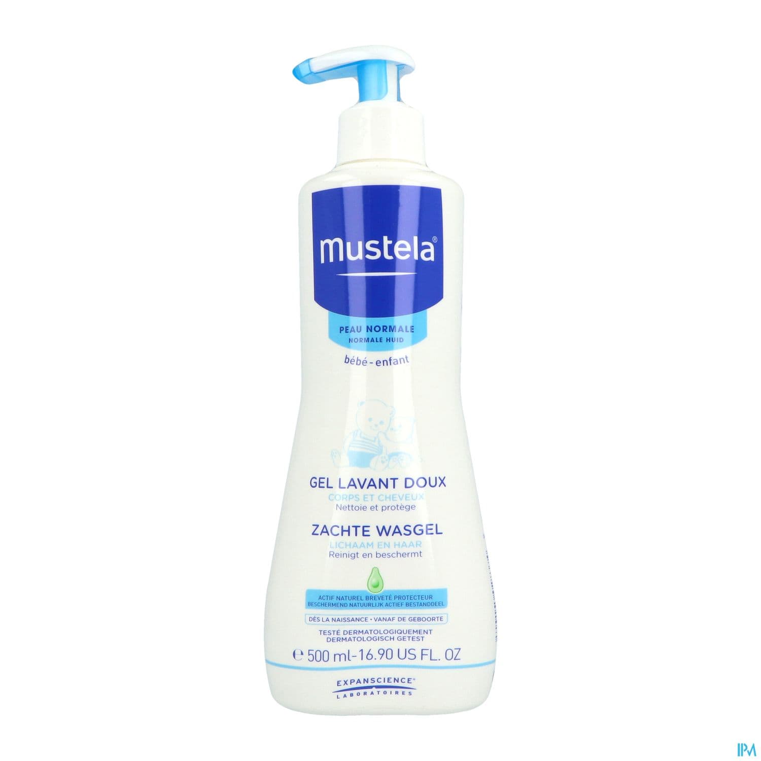 Mustela Pn Gel Lavant Doux 500ml — Pharmacie Lafayette de Roubaix