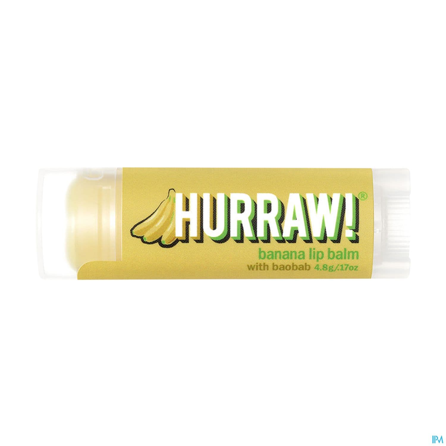 Hurraw Baume Levres Baobab Banane 4g8 — Pharmacie Cannes Riviera
