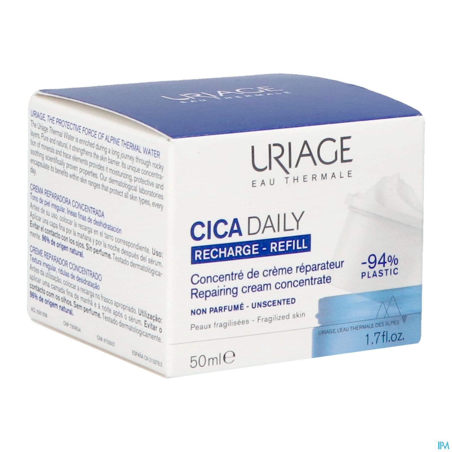 URIAGE CICA DAILY CONC CR RECH — Pharmacie Lafayette Bordeaux