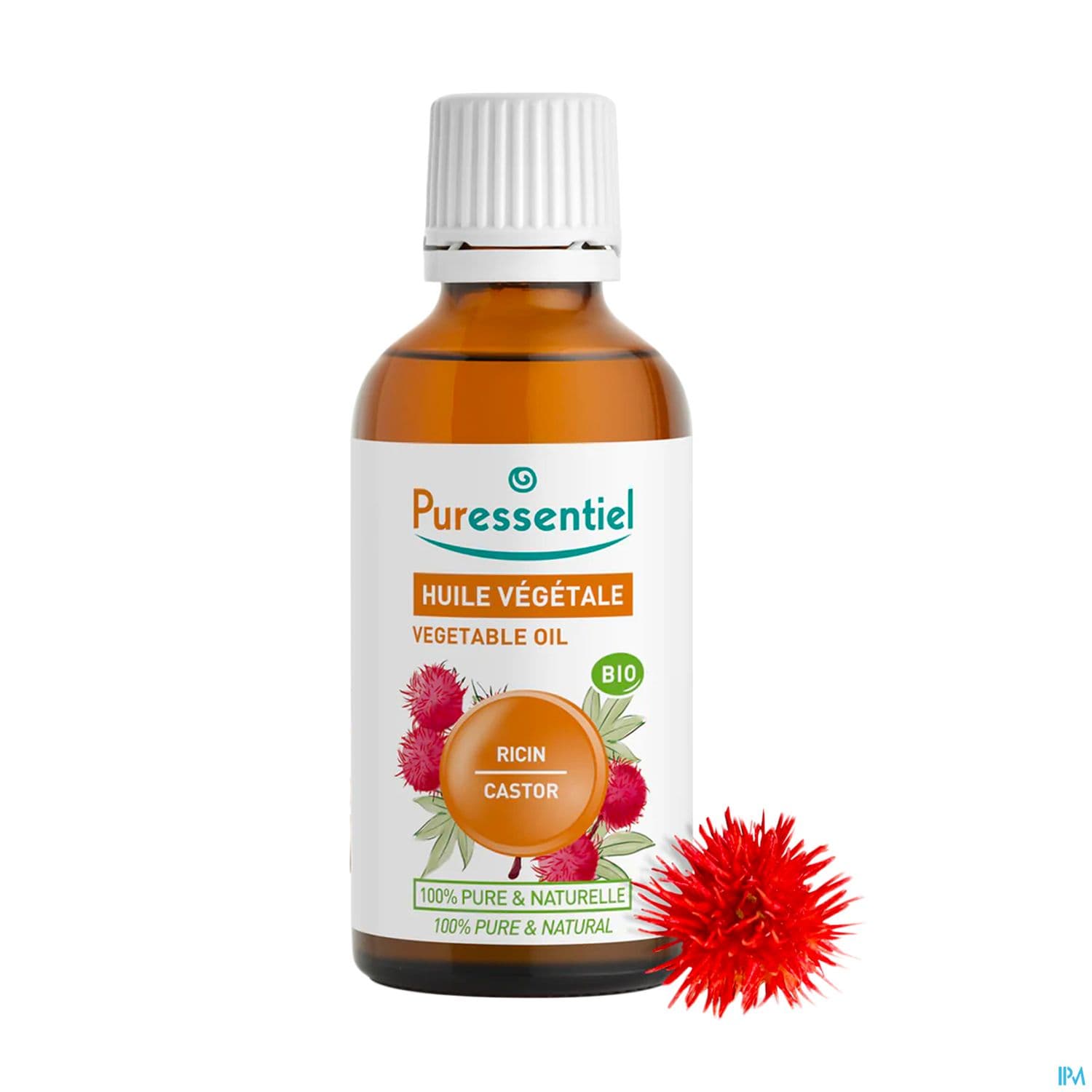 Puressentiel Huile Vegetale Bio Ricin 50ml — Pharmacie Jean Médecin