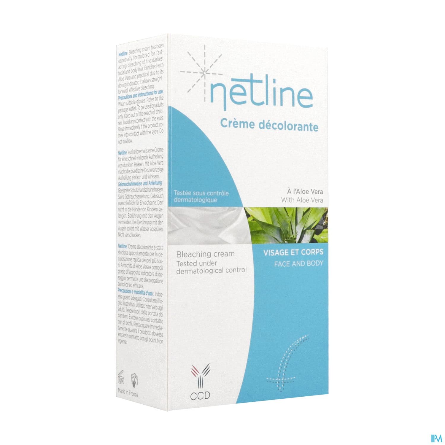 Netline Crème décolorant Visage et Corps, 40 ml de crème dermique — Pharmacie Pharmavance Saint Ouen